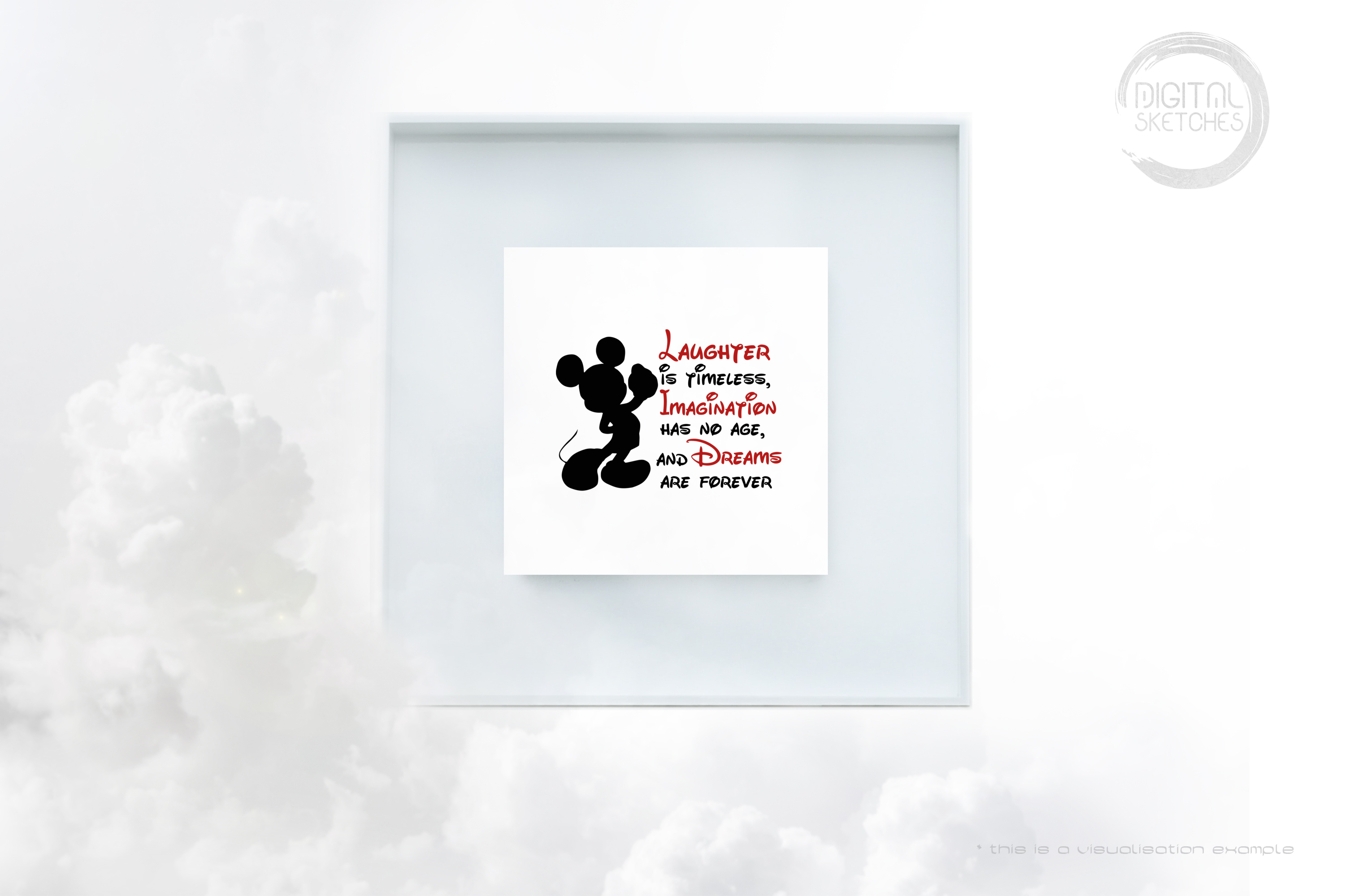 Laughter Imagination Dreams Mouse Quote