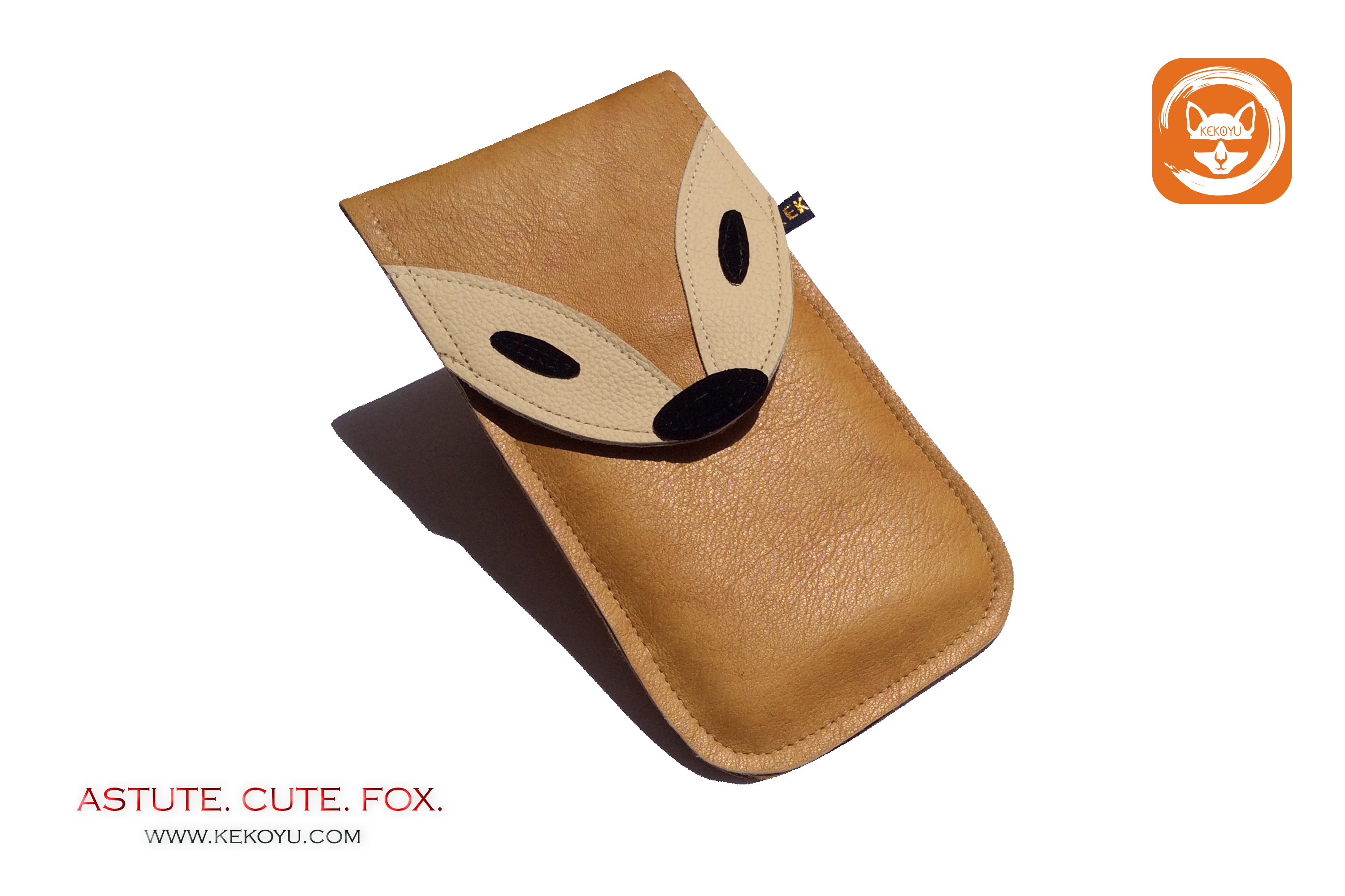 Fox Phone Leather Case Universal