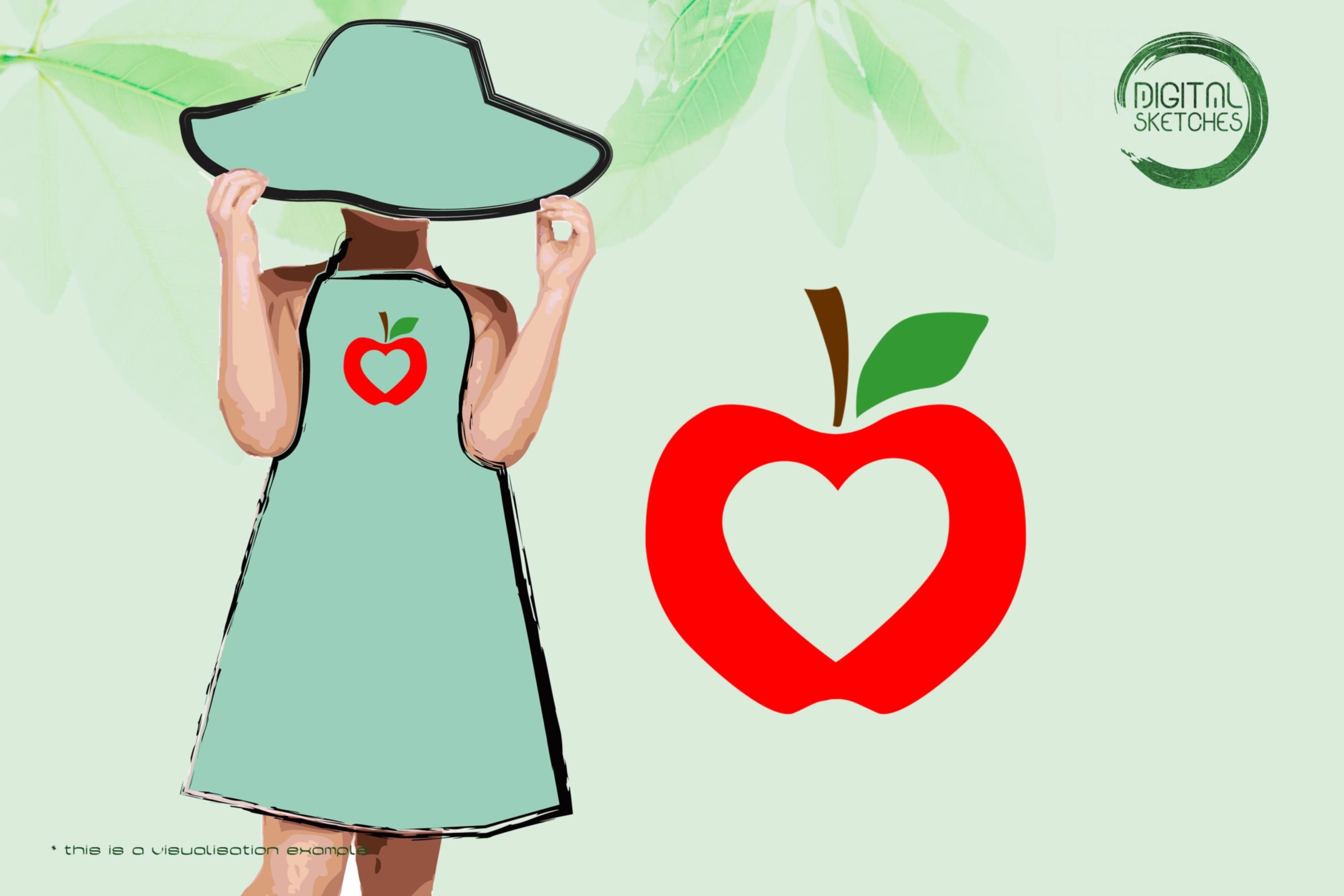Apple Heart Fruit