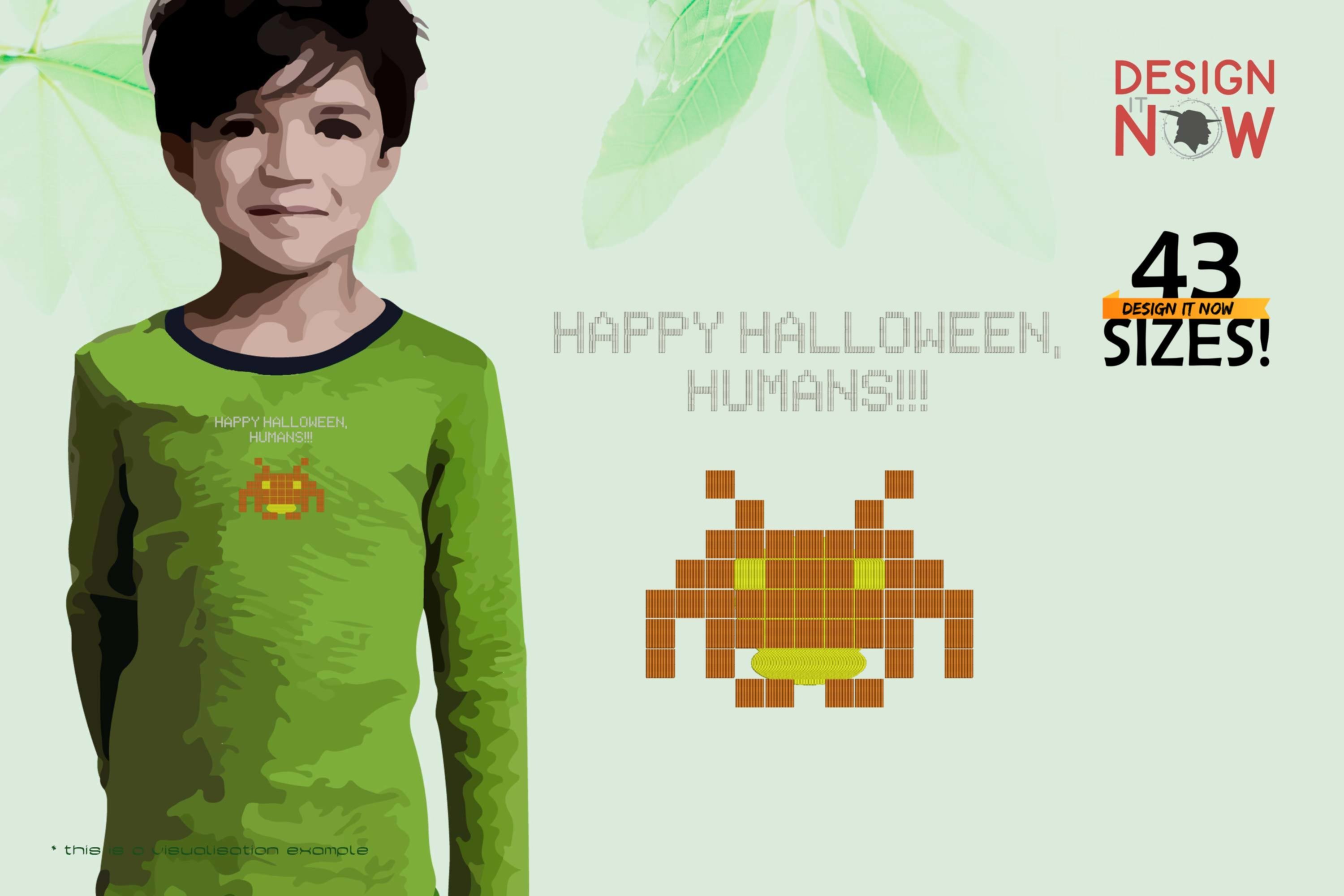 Happy Halloween Pixel Art