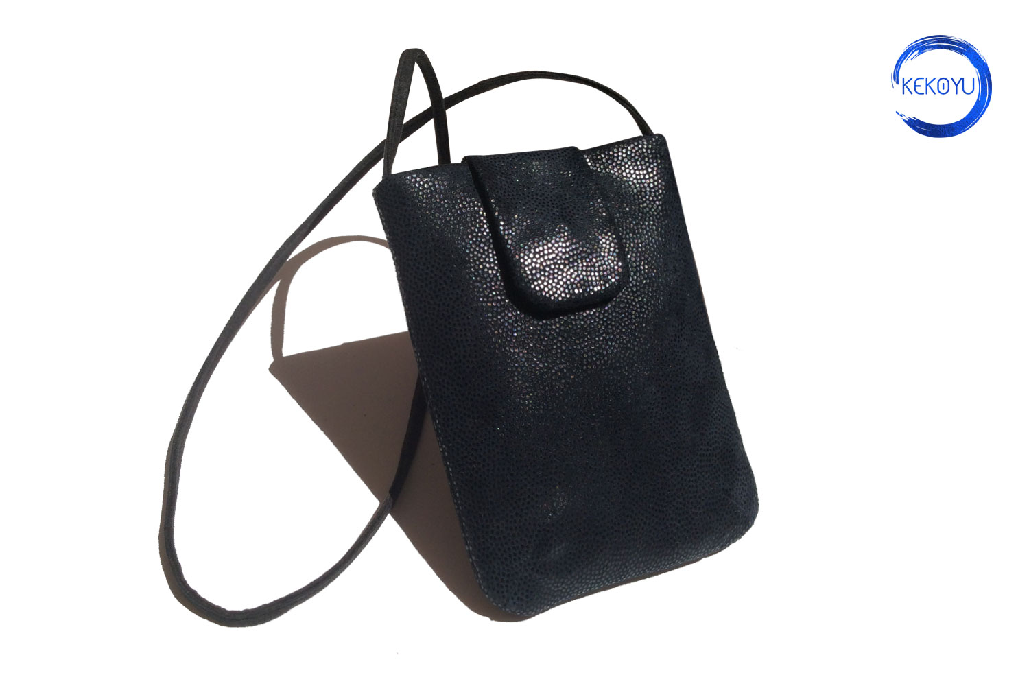 Dark Leather Crossbody