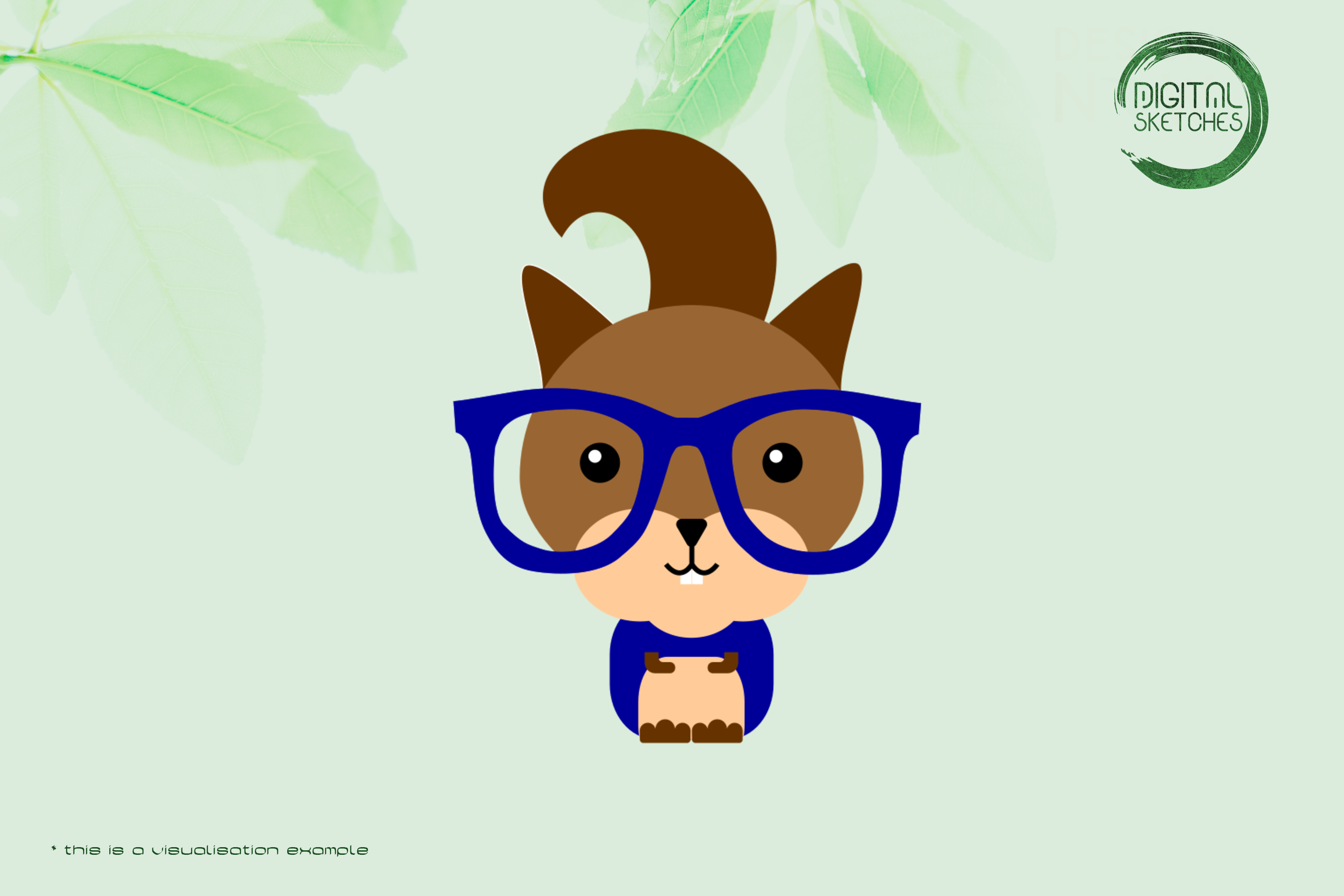 Hipster Squirrel