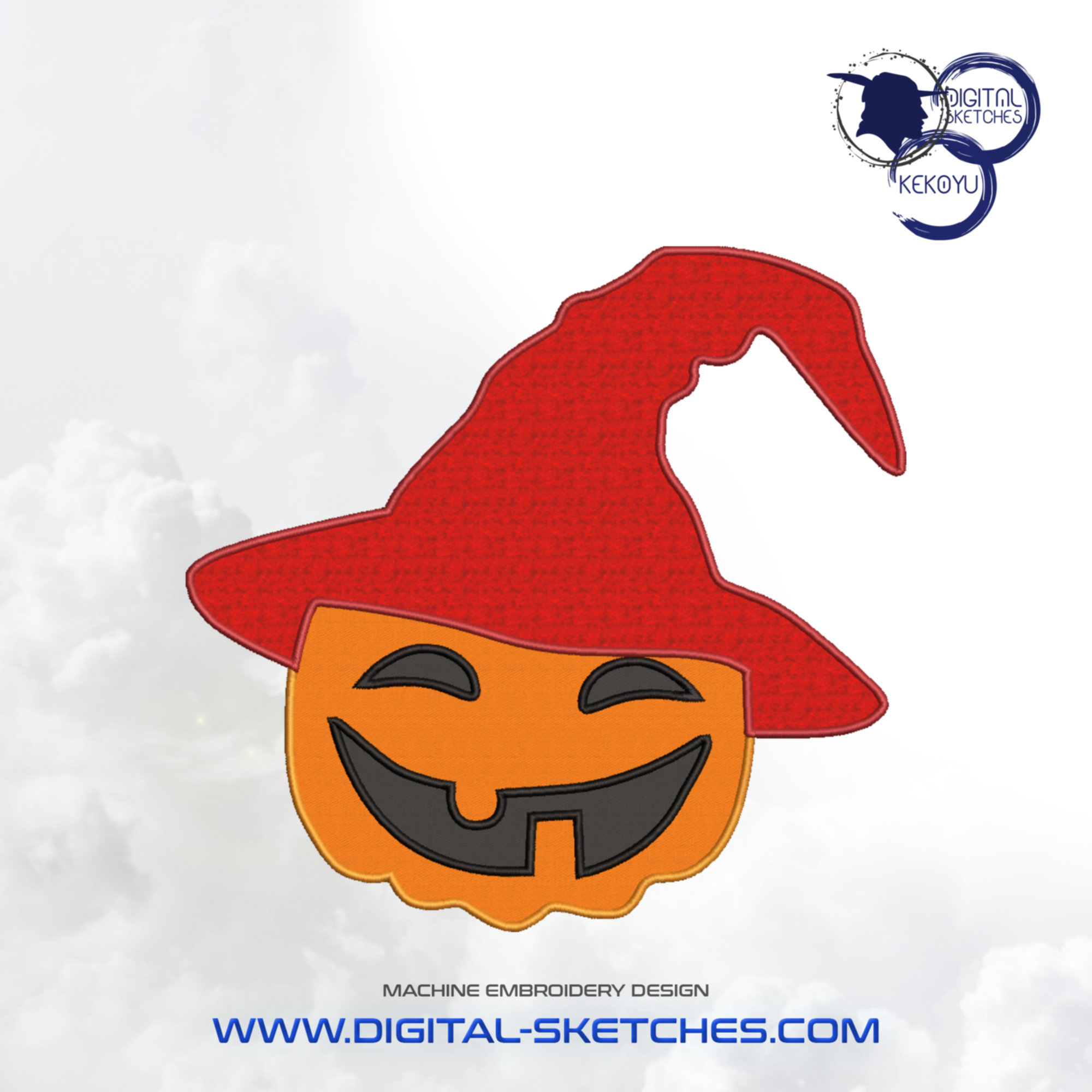 Halloween Pumpkin WItch Hat