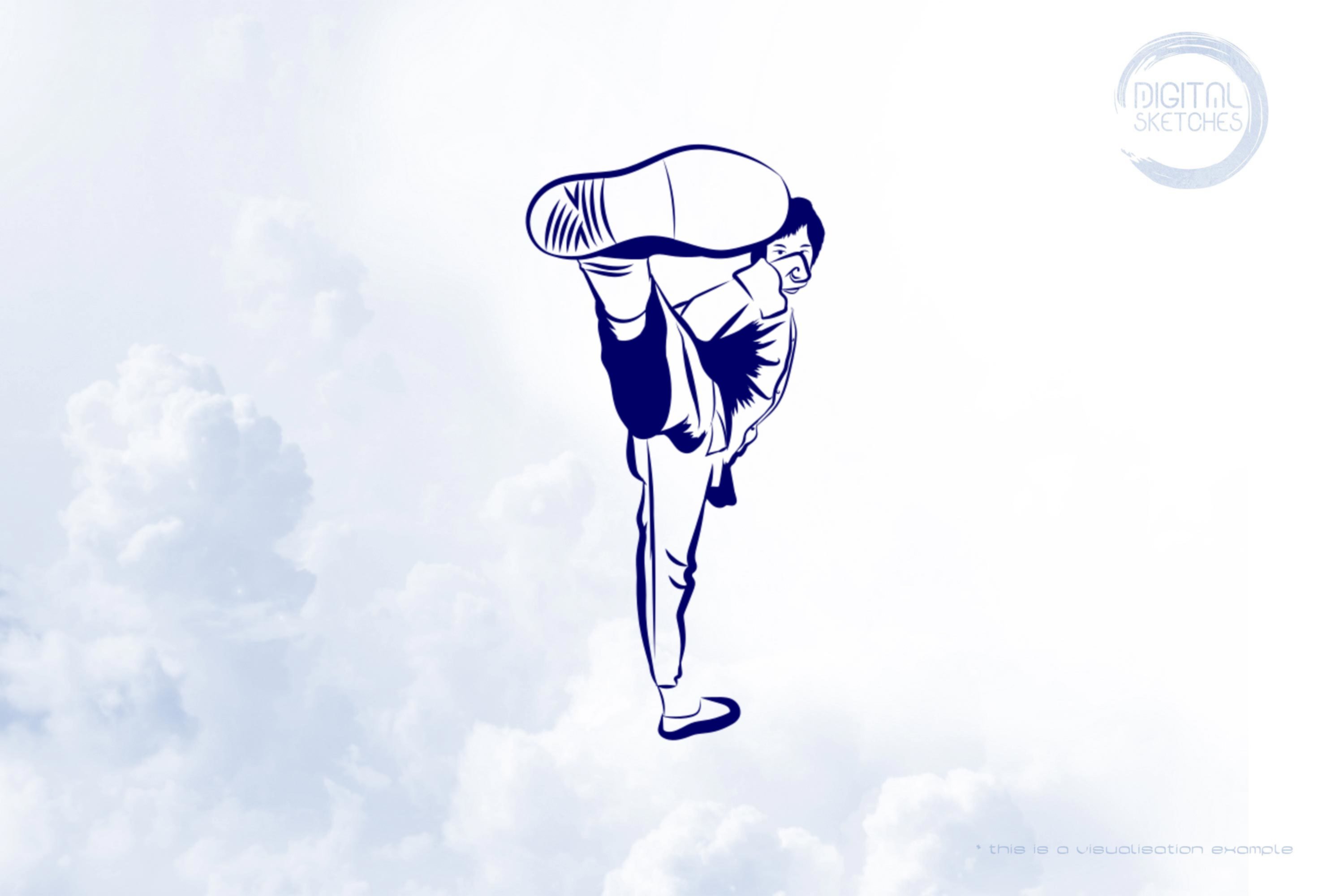 Tribute To Martial Artist Lee Jun-fan aka Bruce Lee Drawing Art