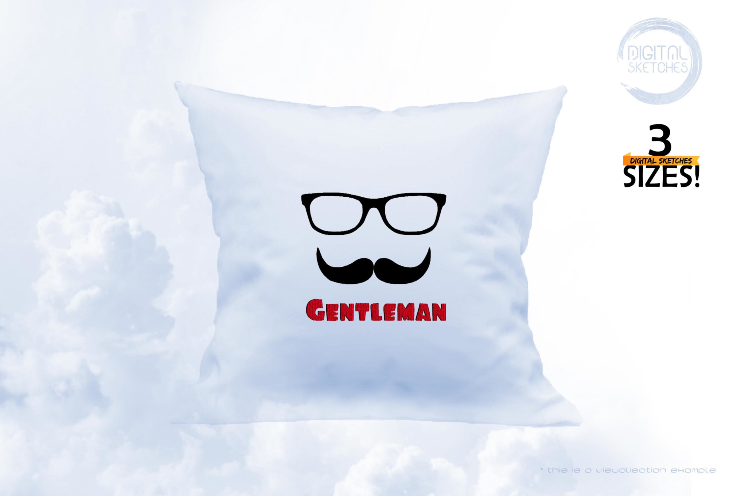 Mustache Beard Gentleman