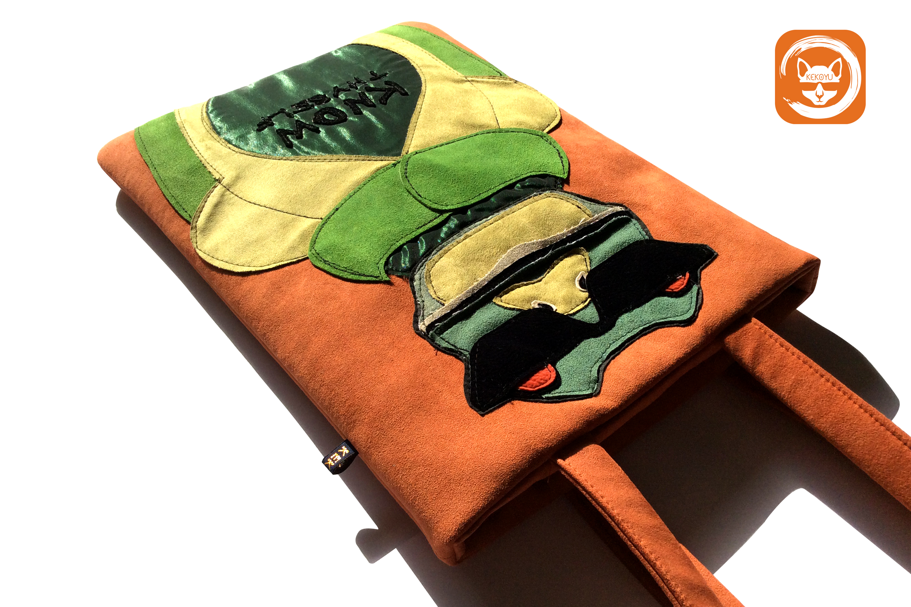 Frog Handmade Laptop Tote Bag