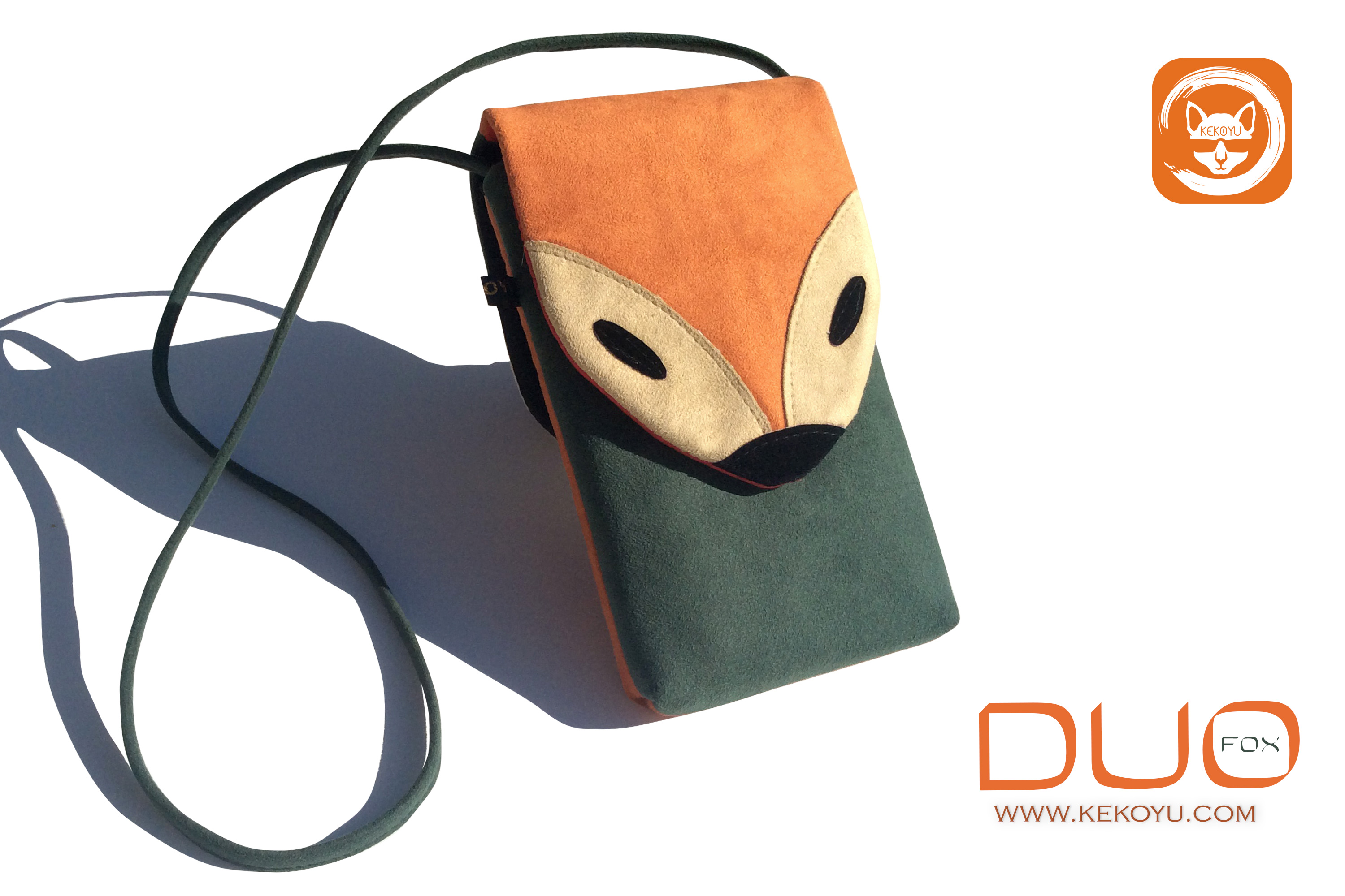 Fox Crossbody Phone Bag Duo Statement