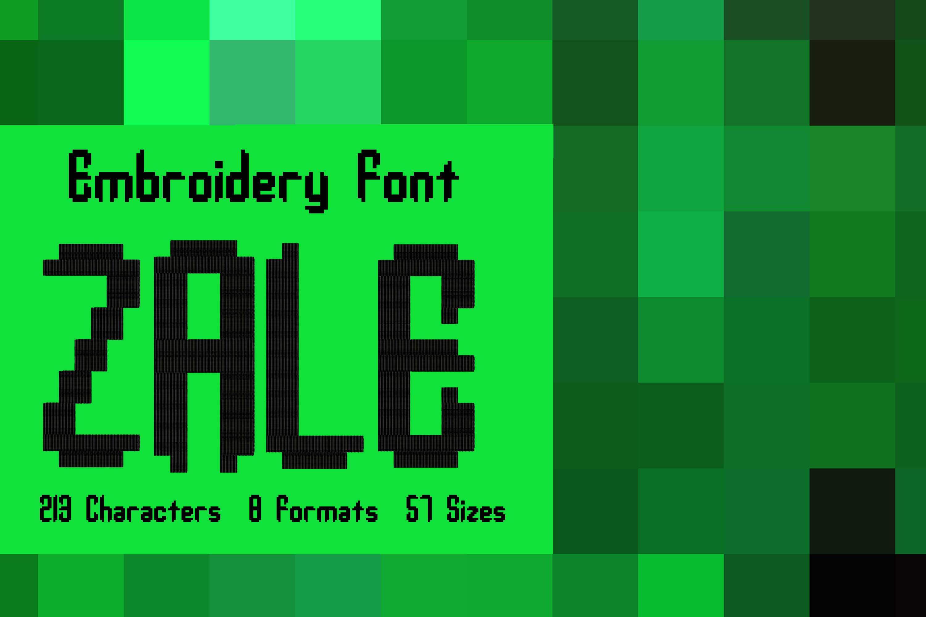 Zale Pixel Art Font