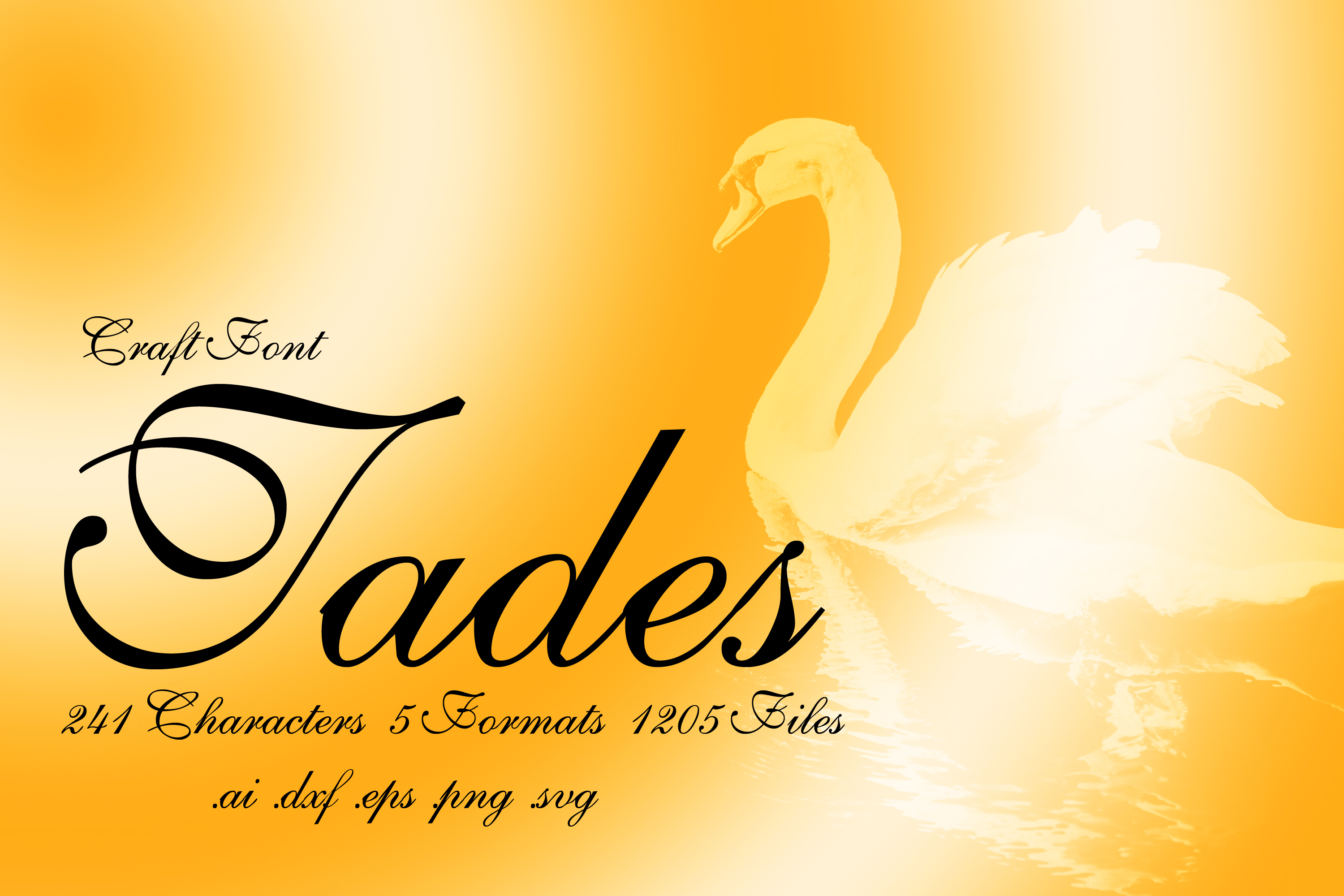 Calligraphy Font Tades