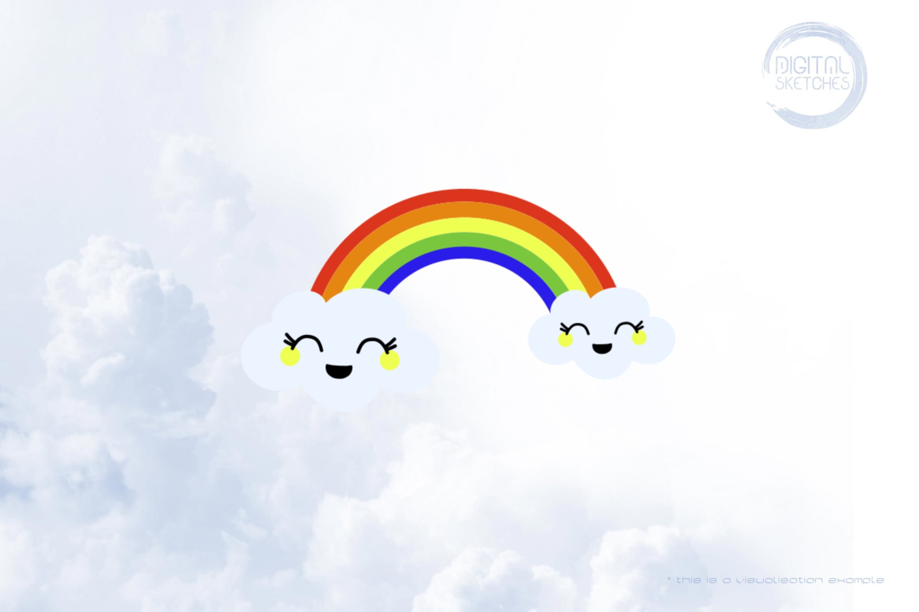 Cute Rainbow Clouds