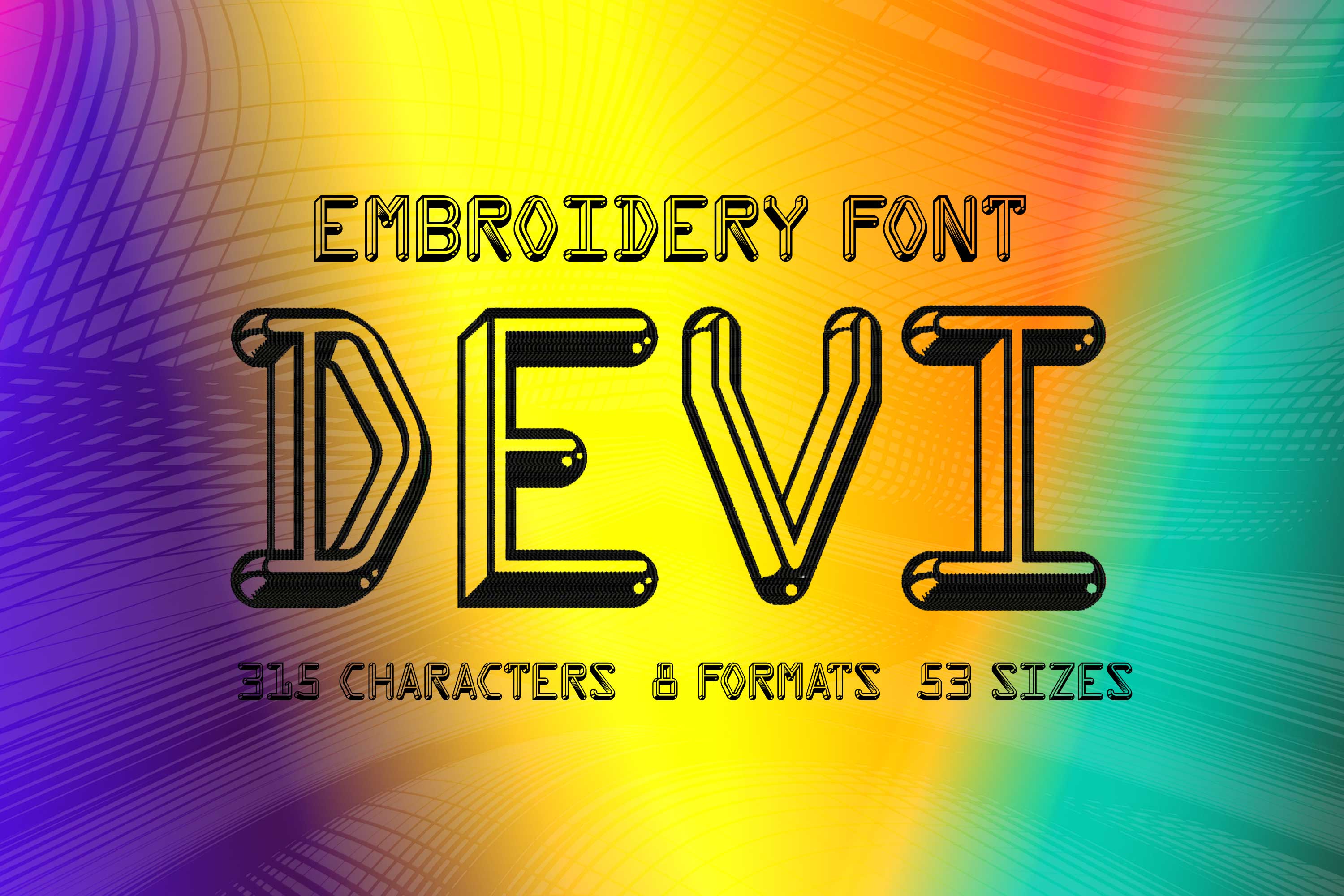 Devi Outlined Three Dimensional