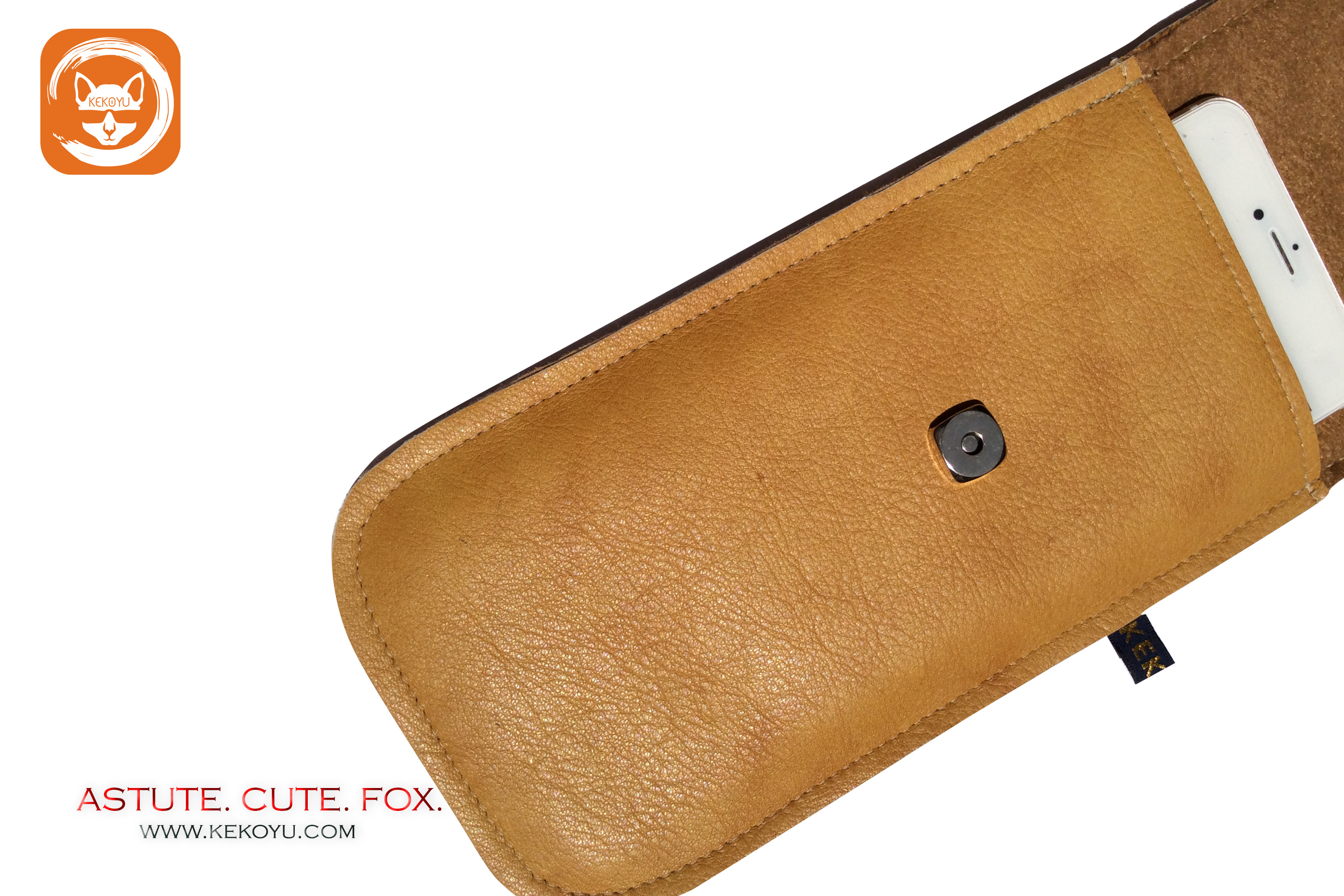 Fox Phone Leather Case Universal