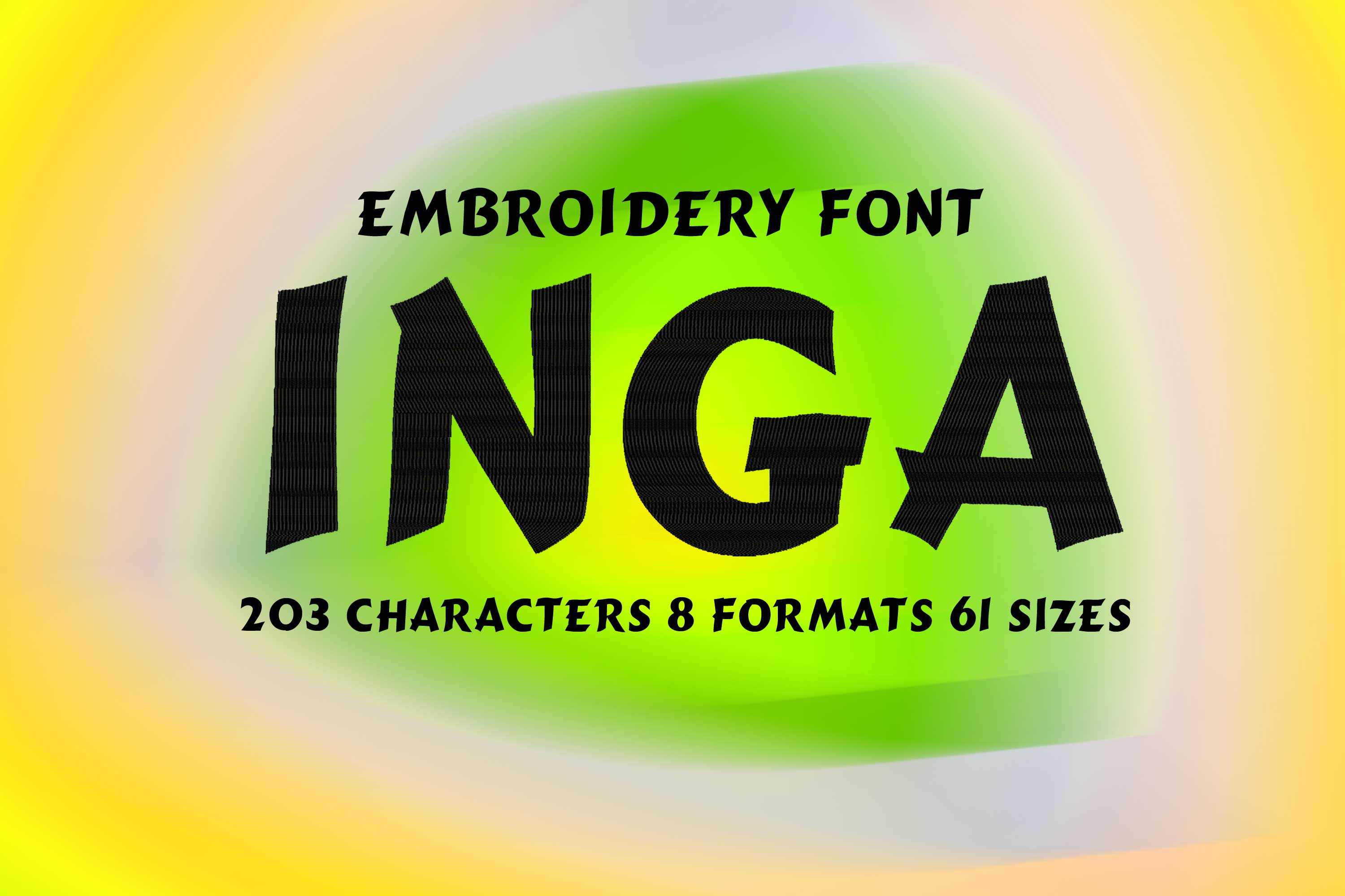 Inga Thick Letters Font