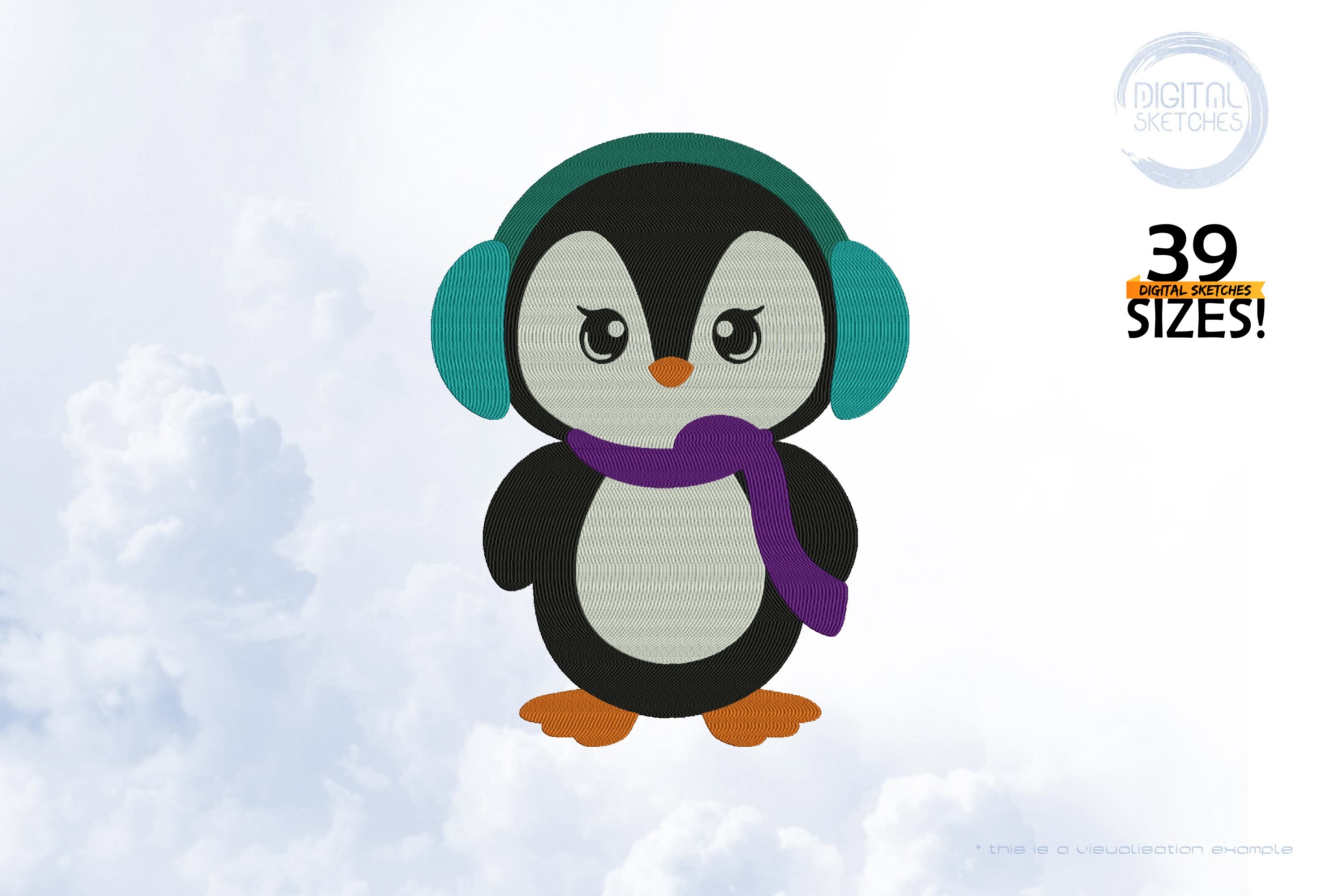 Cute Winter Penguin