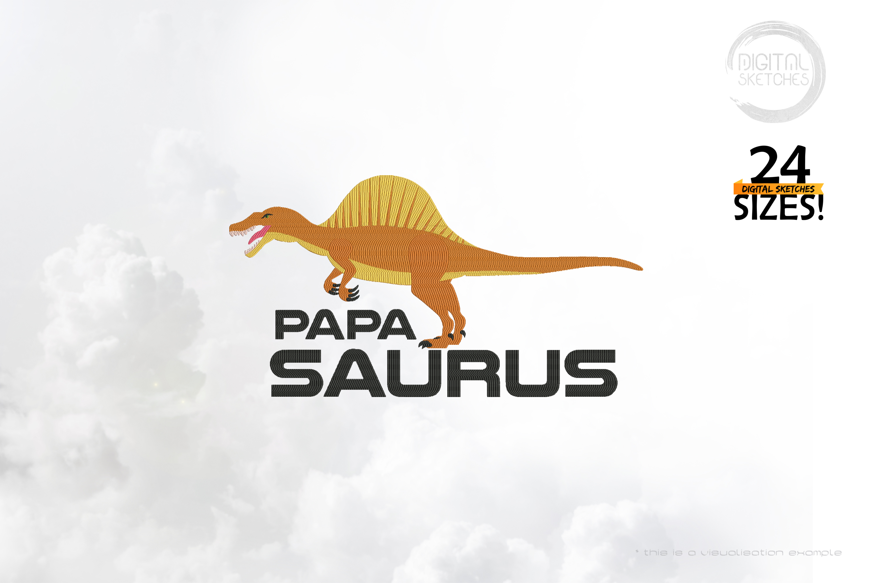 Dinosaurs Saying Papa Saurus 