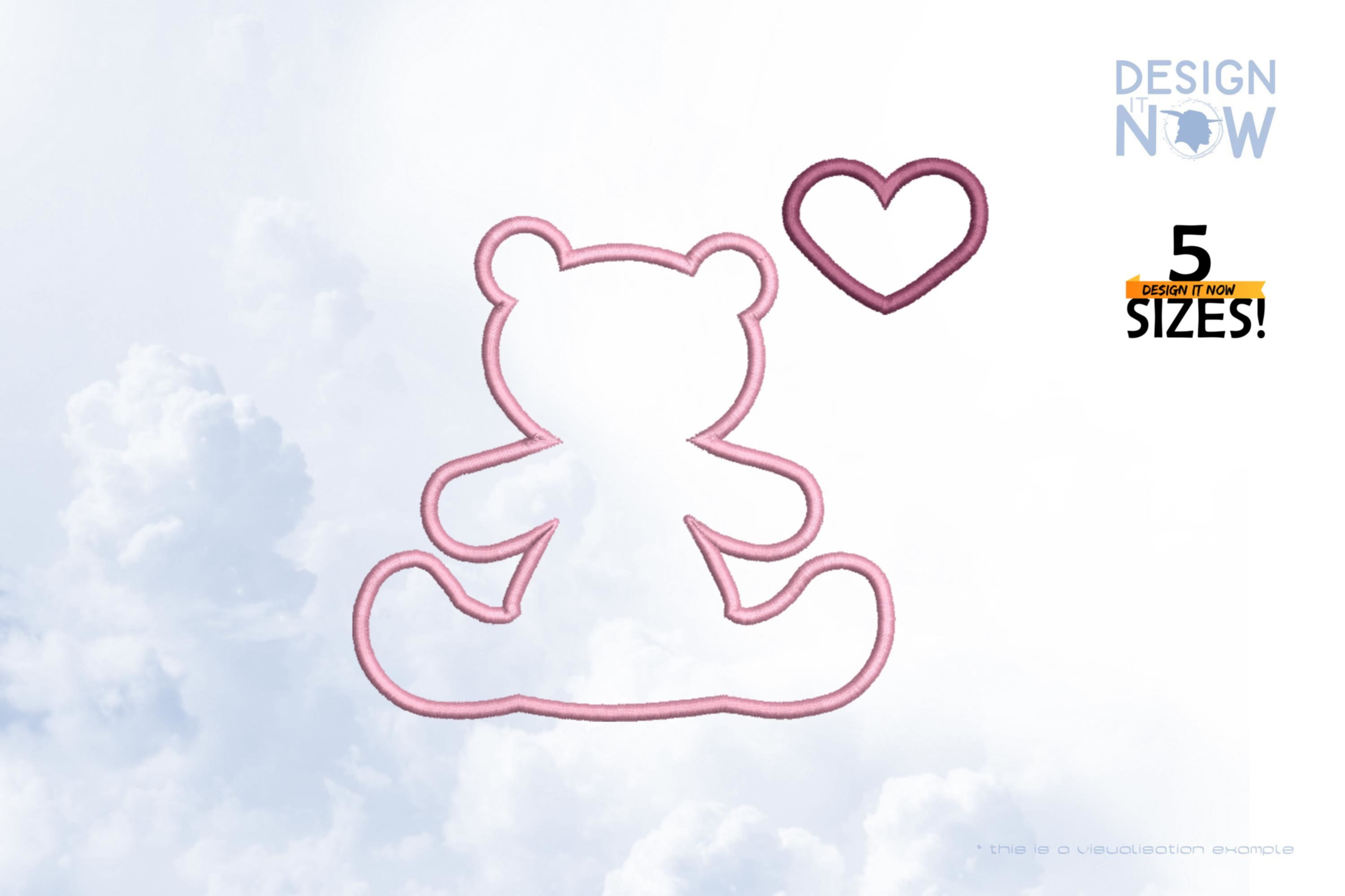 Baby Teddy Bear Heart