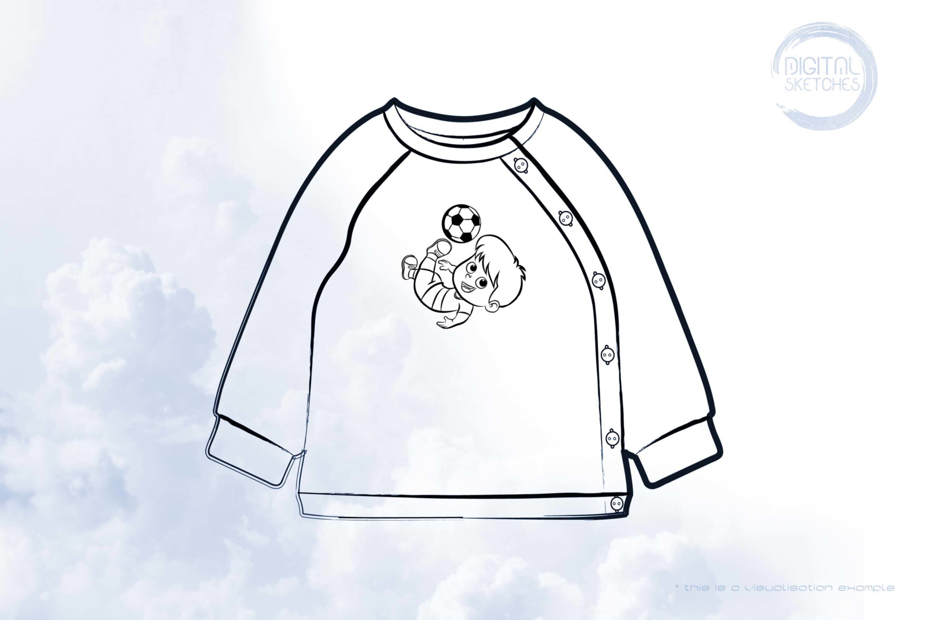 Soccer Boy Sketch IV