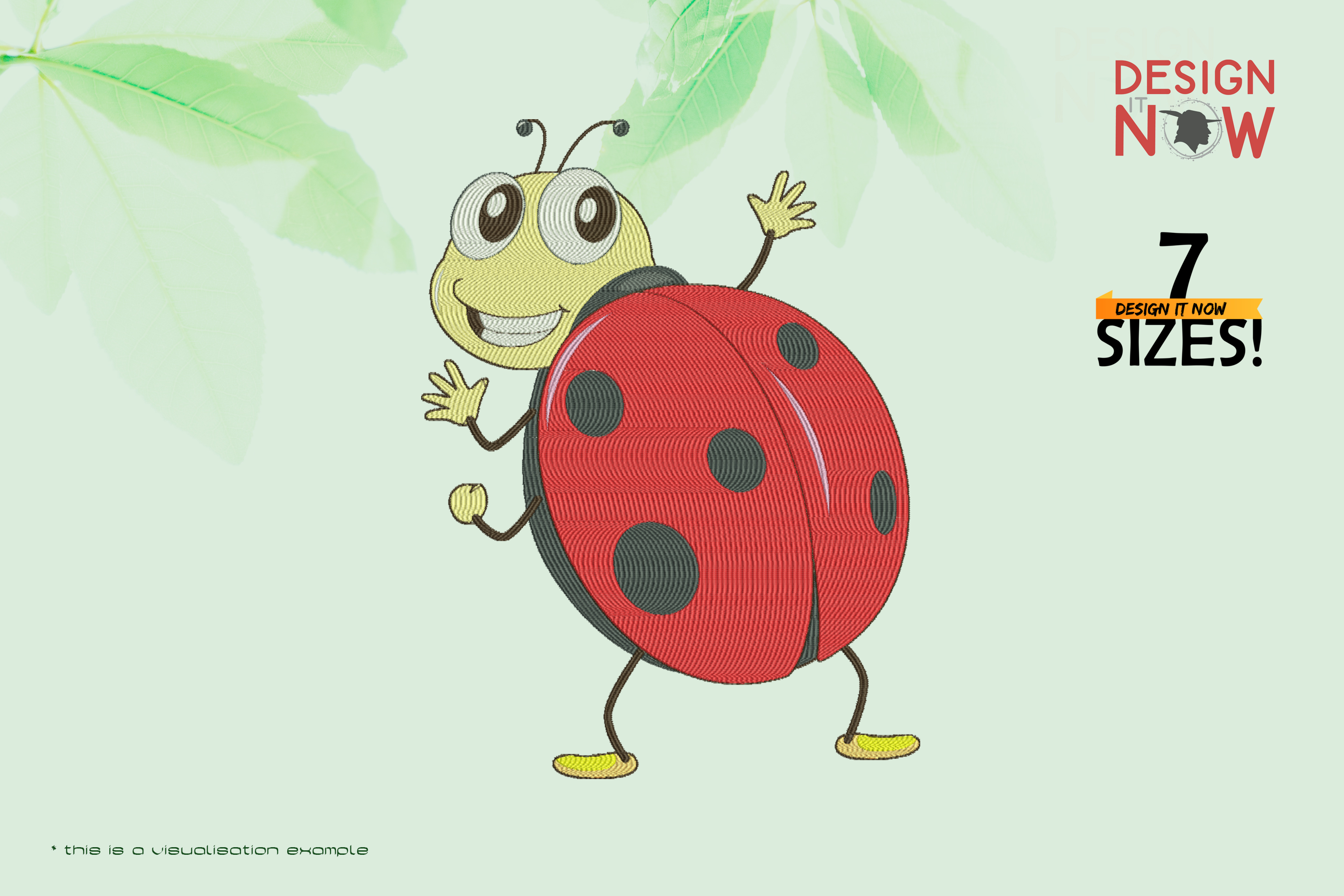 Cartoon Ladybug IV