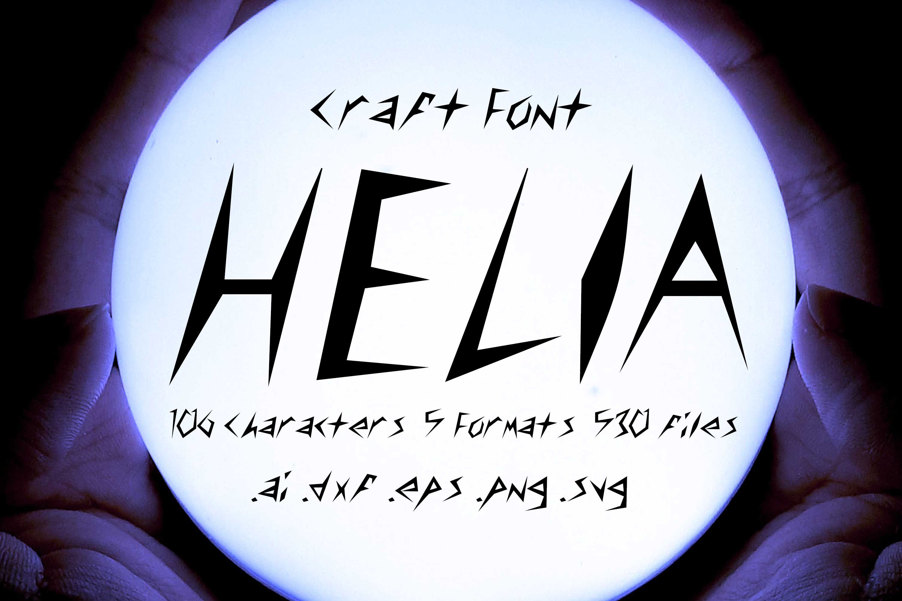 Helia Angled Font 