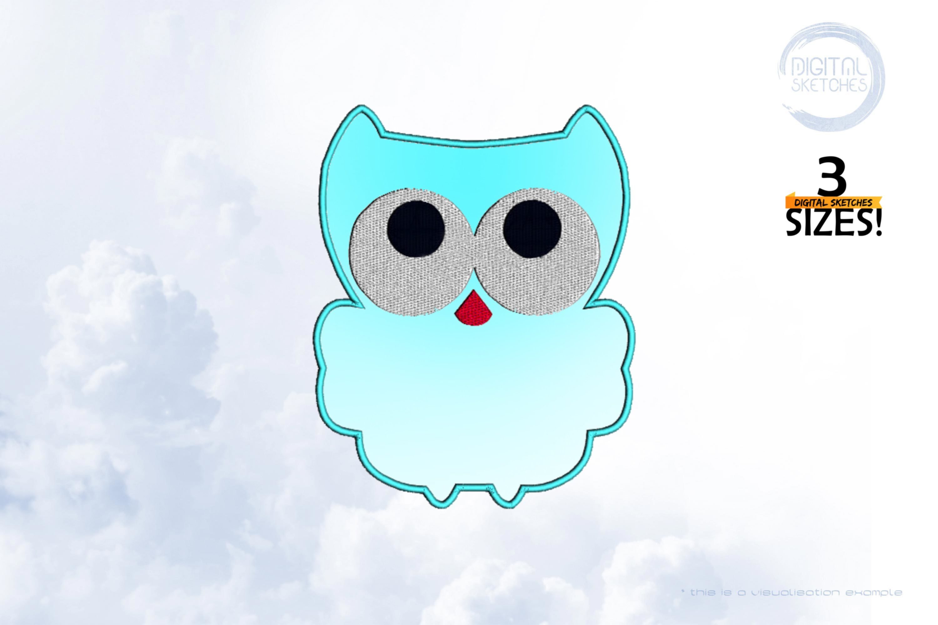 Owl Applique Design