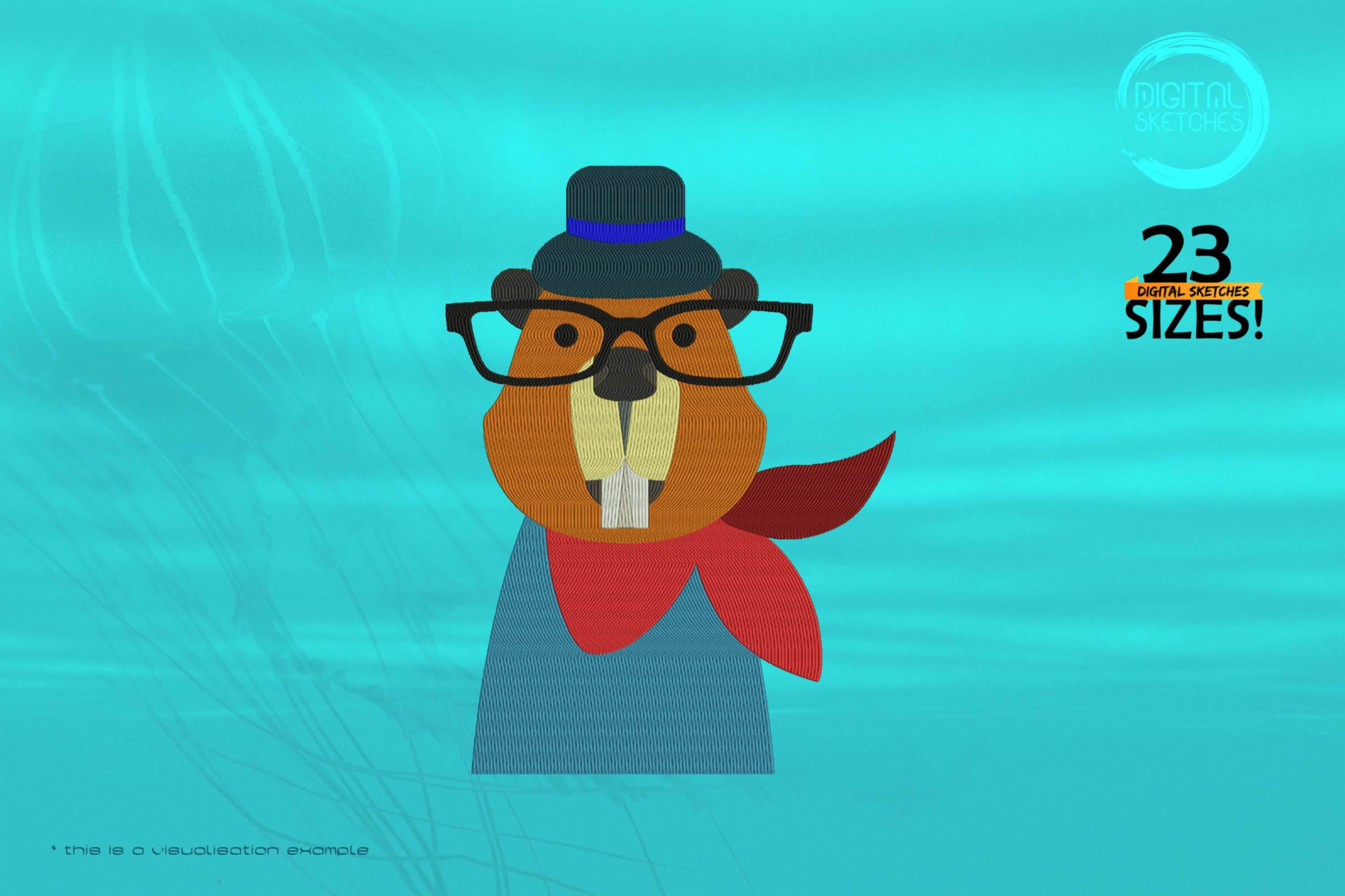 Hipster Beaver