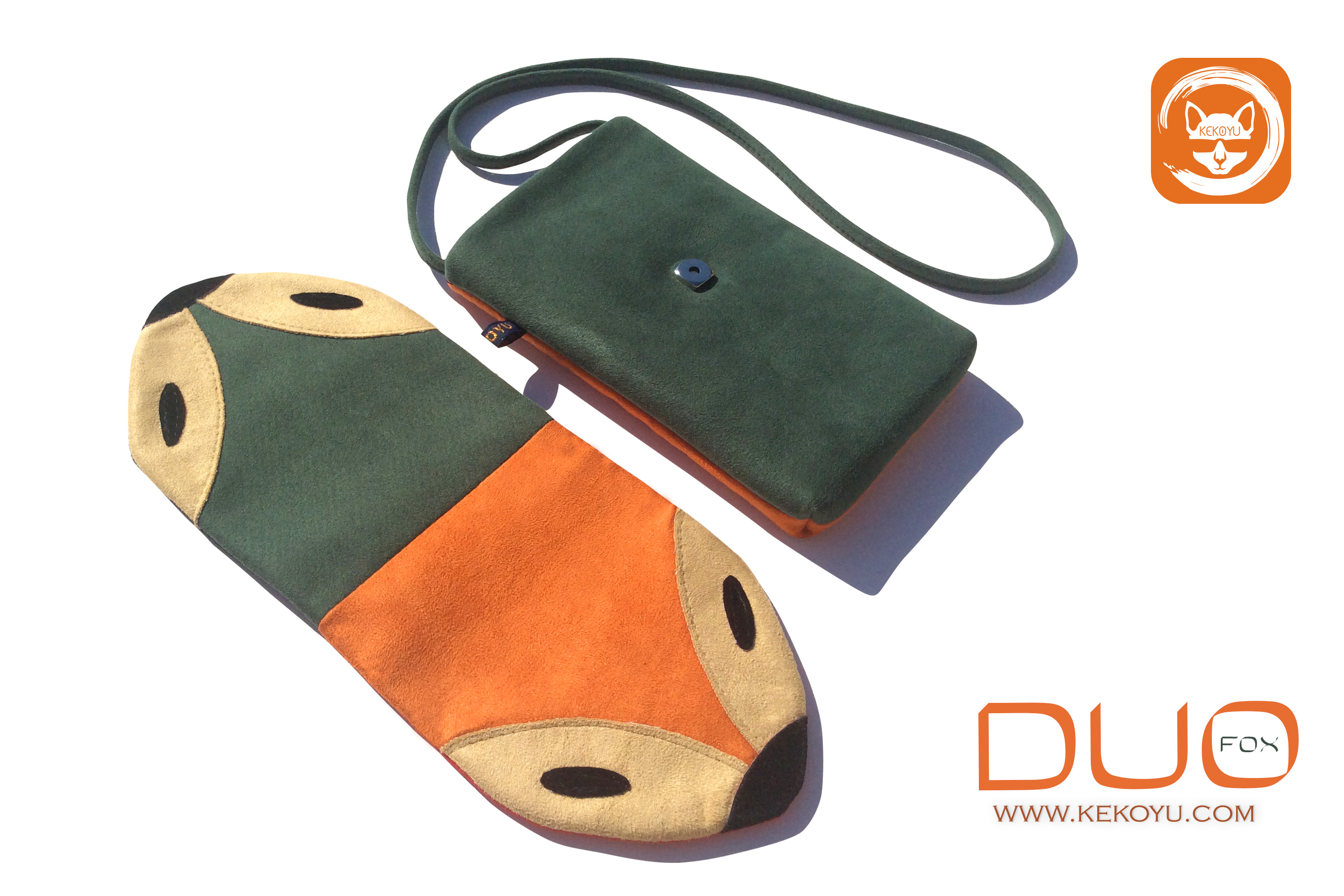 Fox Crossbody Phone Bag Duo Statement