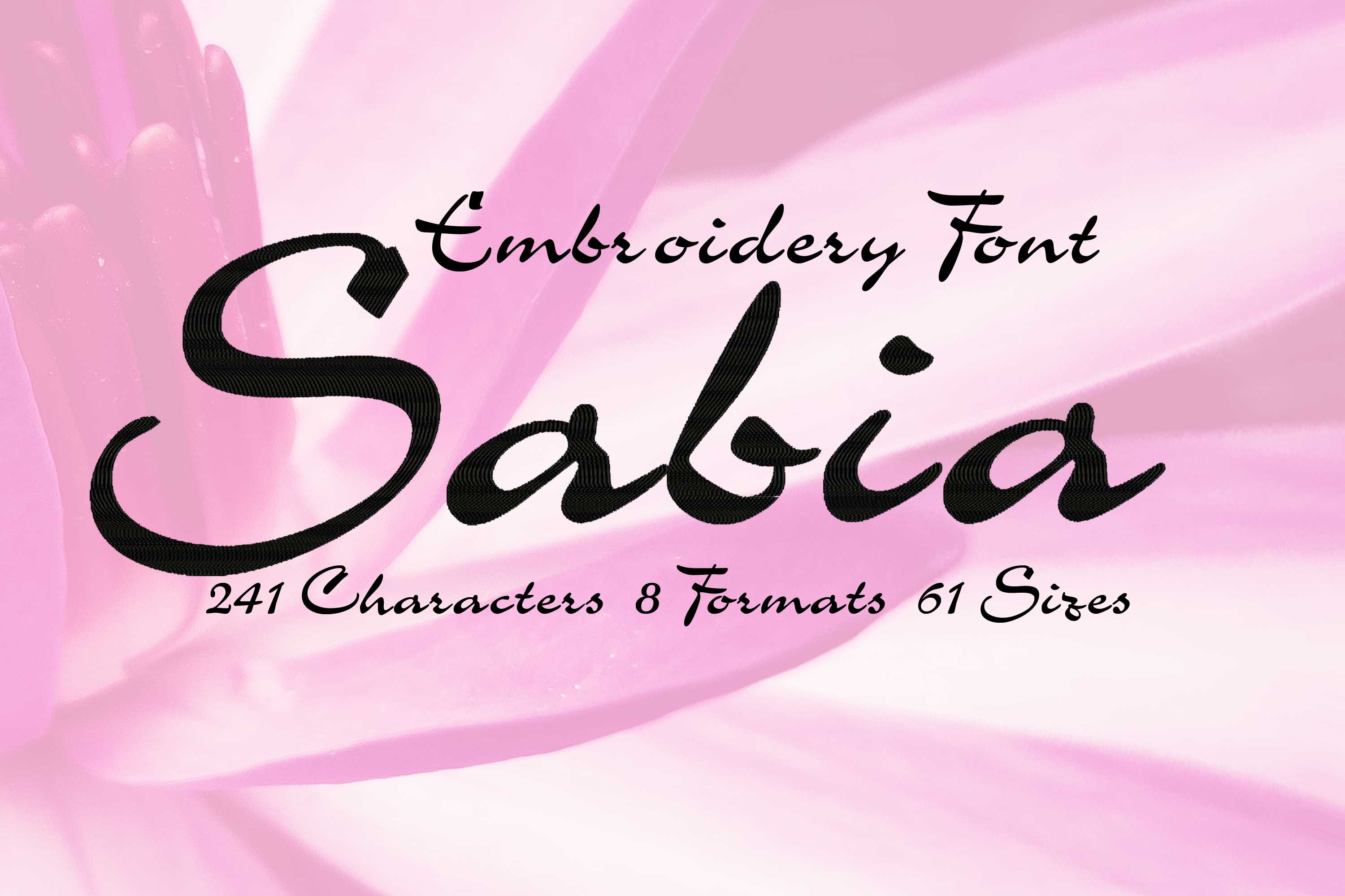 Sabia Handwritten Letters Font