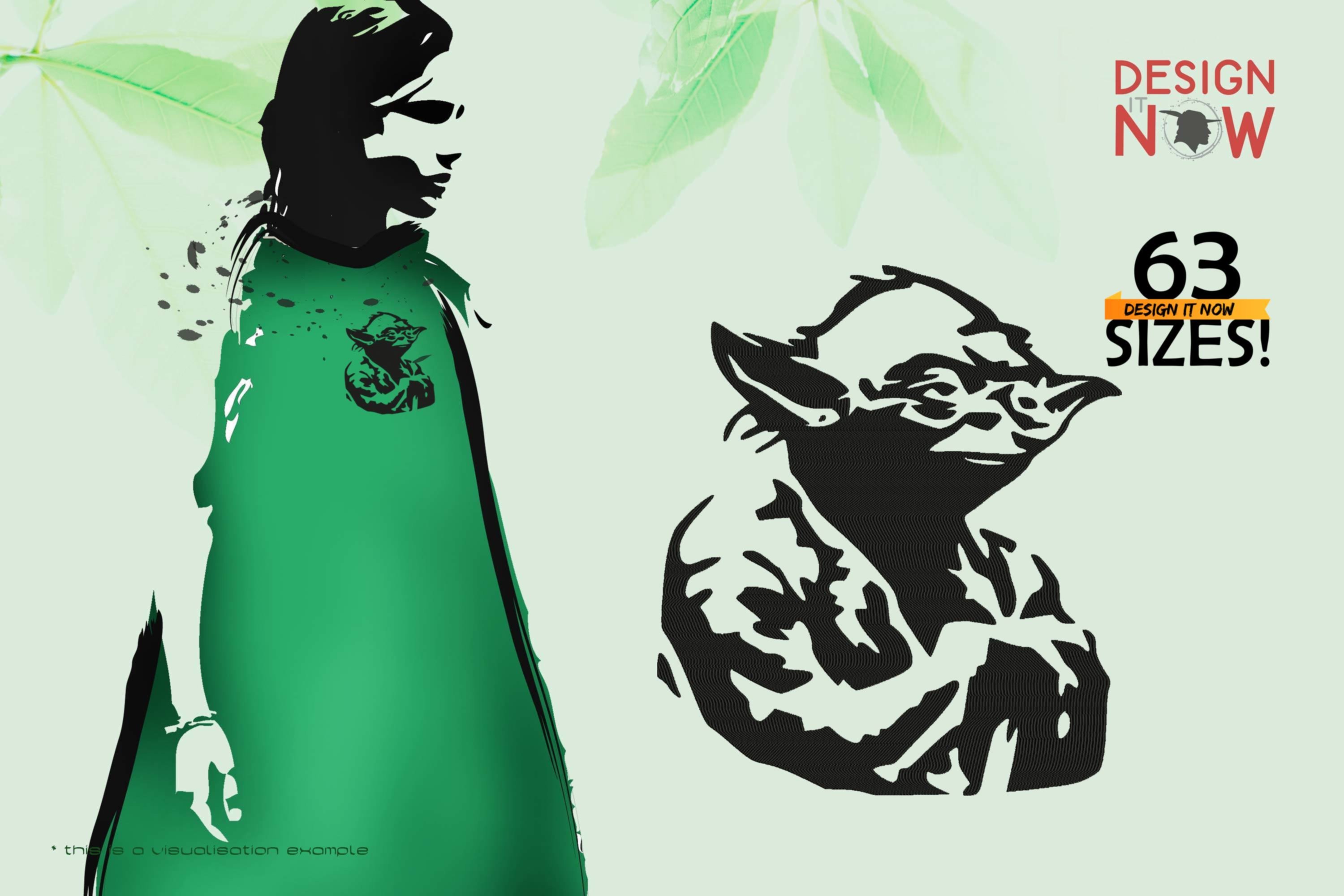  Tribute To Fictional Character Minch Yoda aka Yoda (Side View)