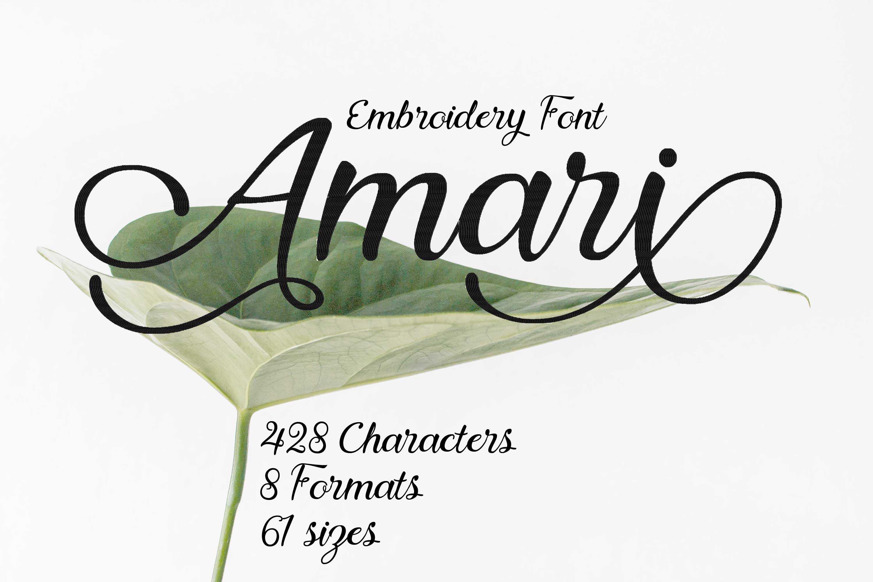 Amari Elegant Wedding Calligraphy 