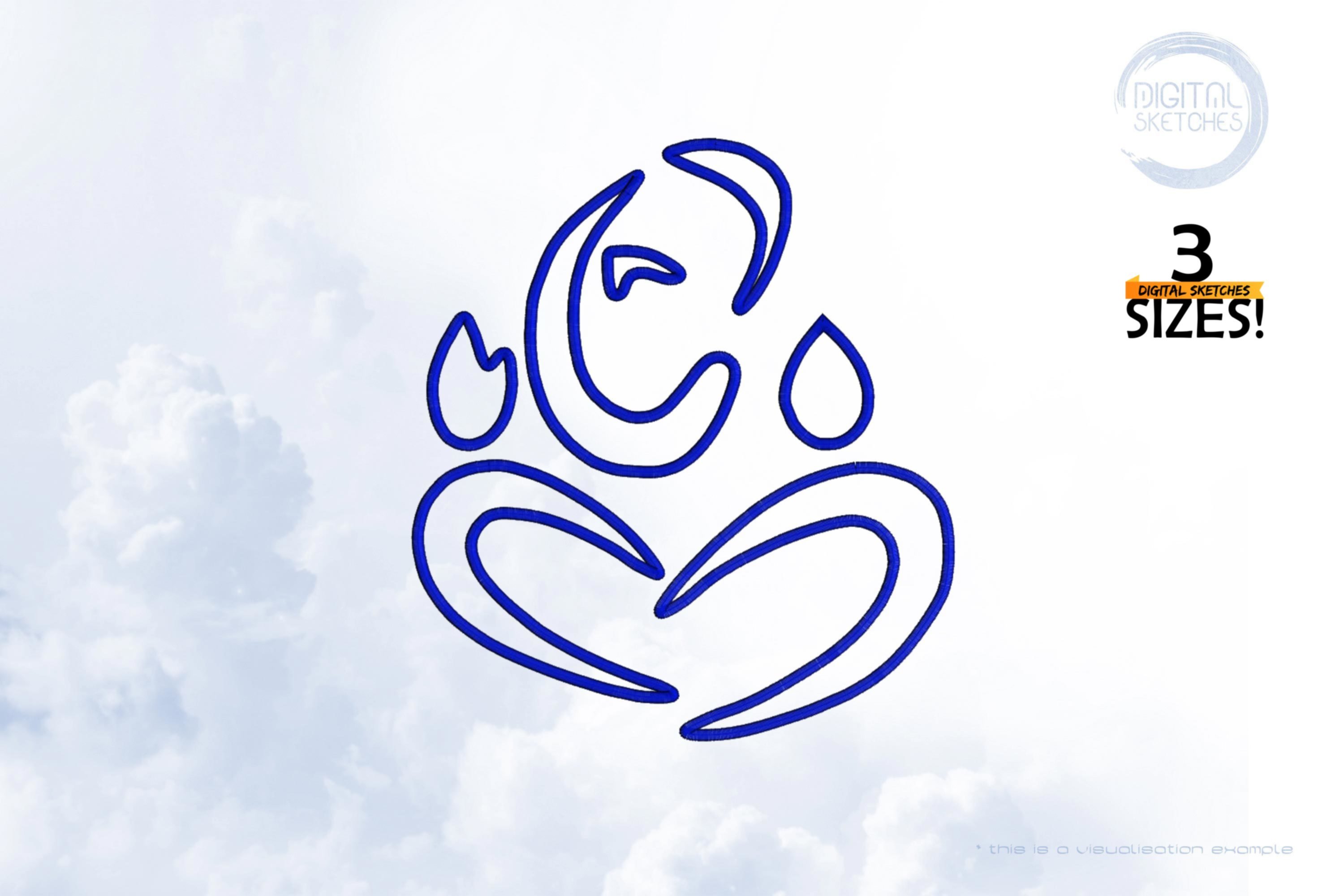 Elephant Ganesha Applique