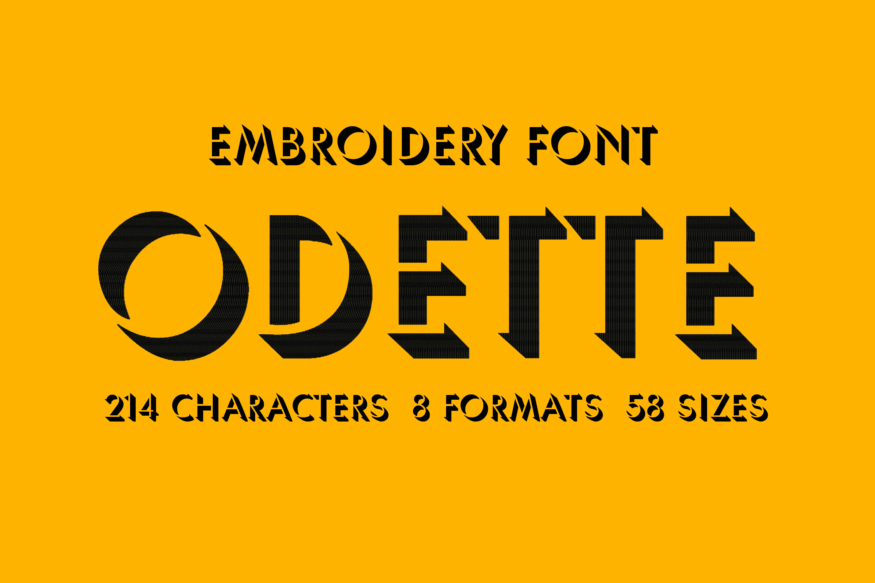 Odette 3D Font