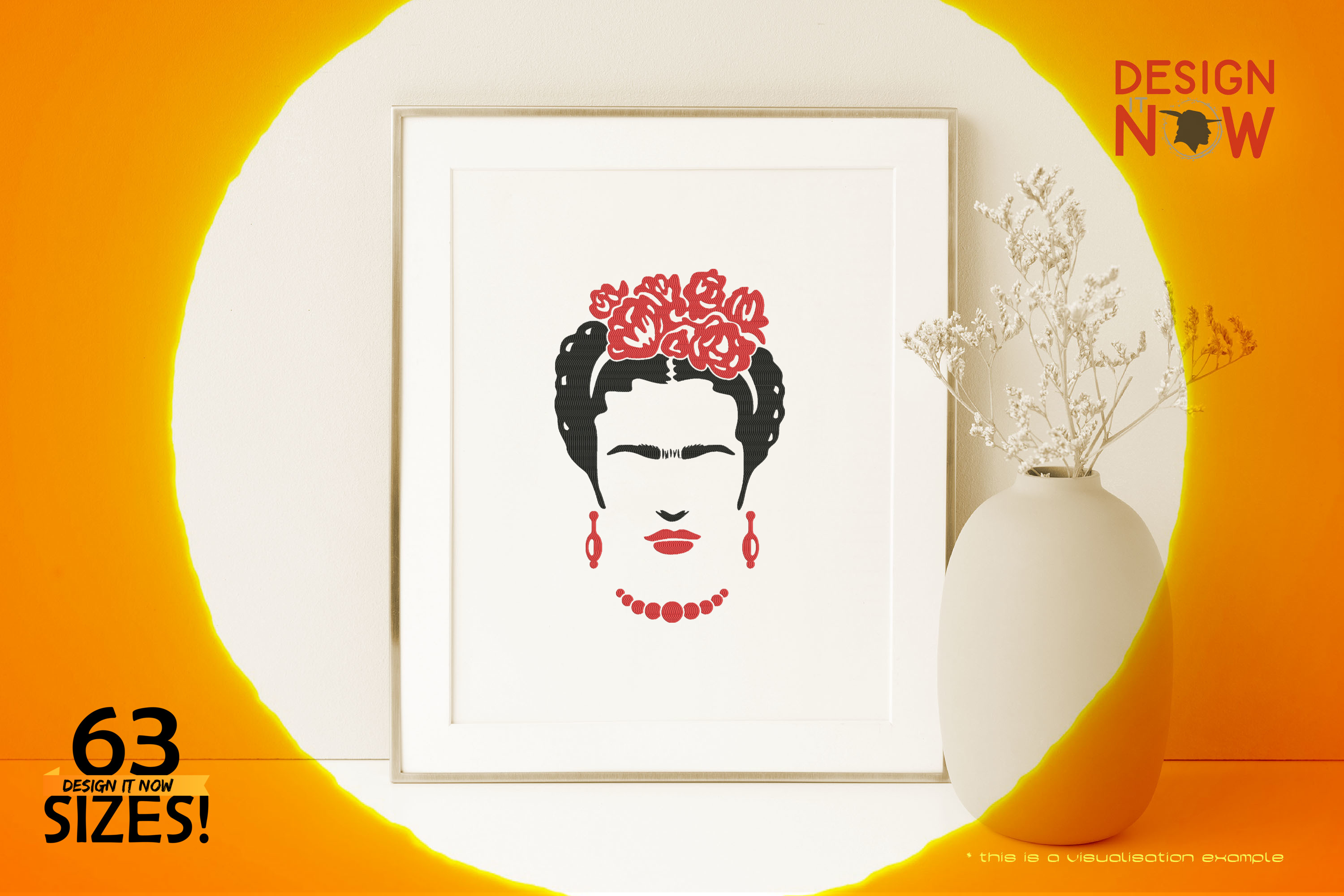 Tribute To Artist Magdalena Carmen Frieda Kahlo Y Calderon aka Frida Kahlo (Flowers)