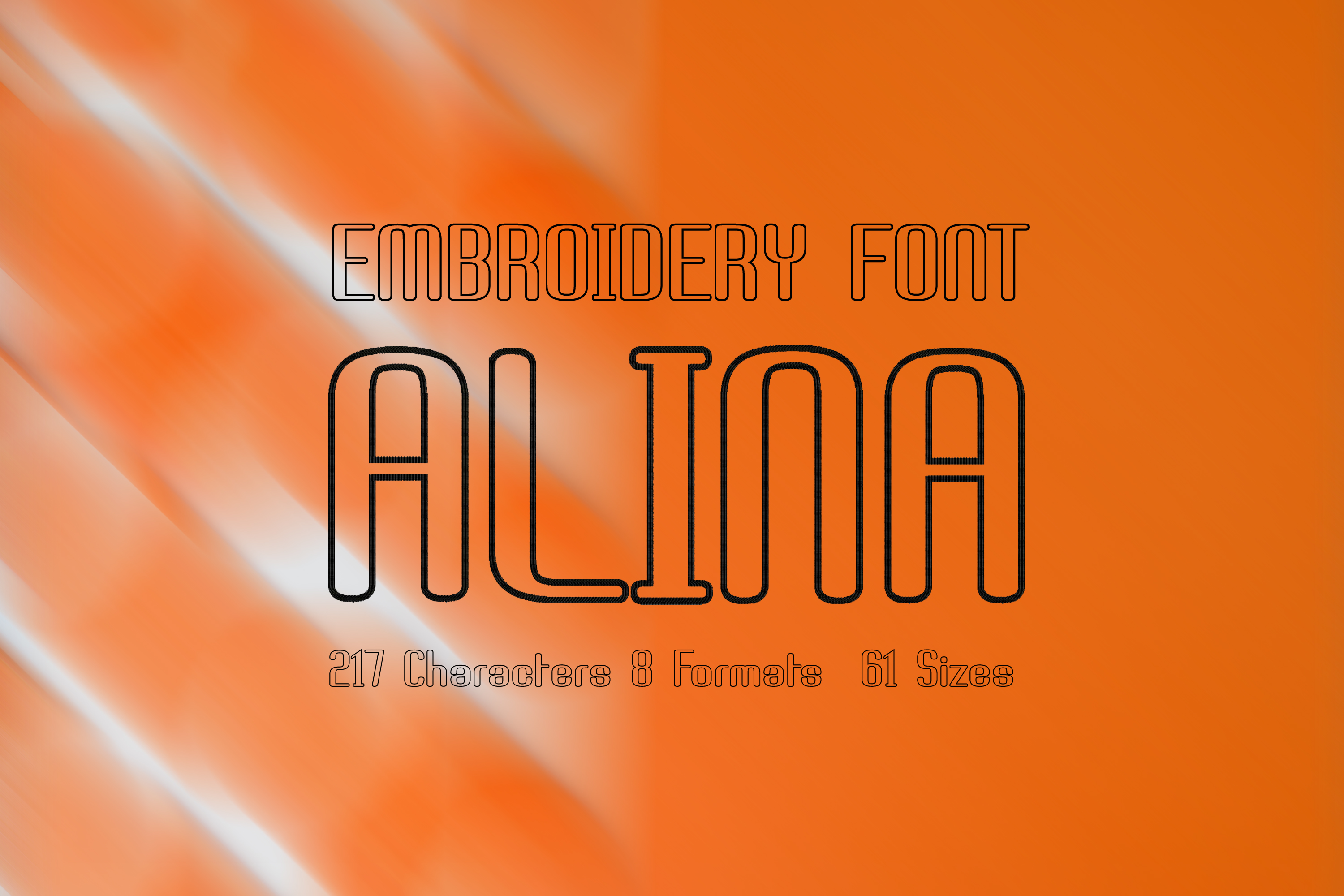 Alina Fine Thin Outlined Letters Font