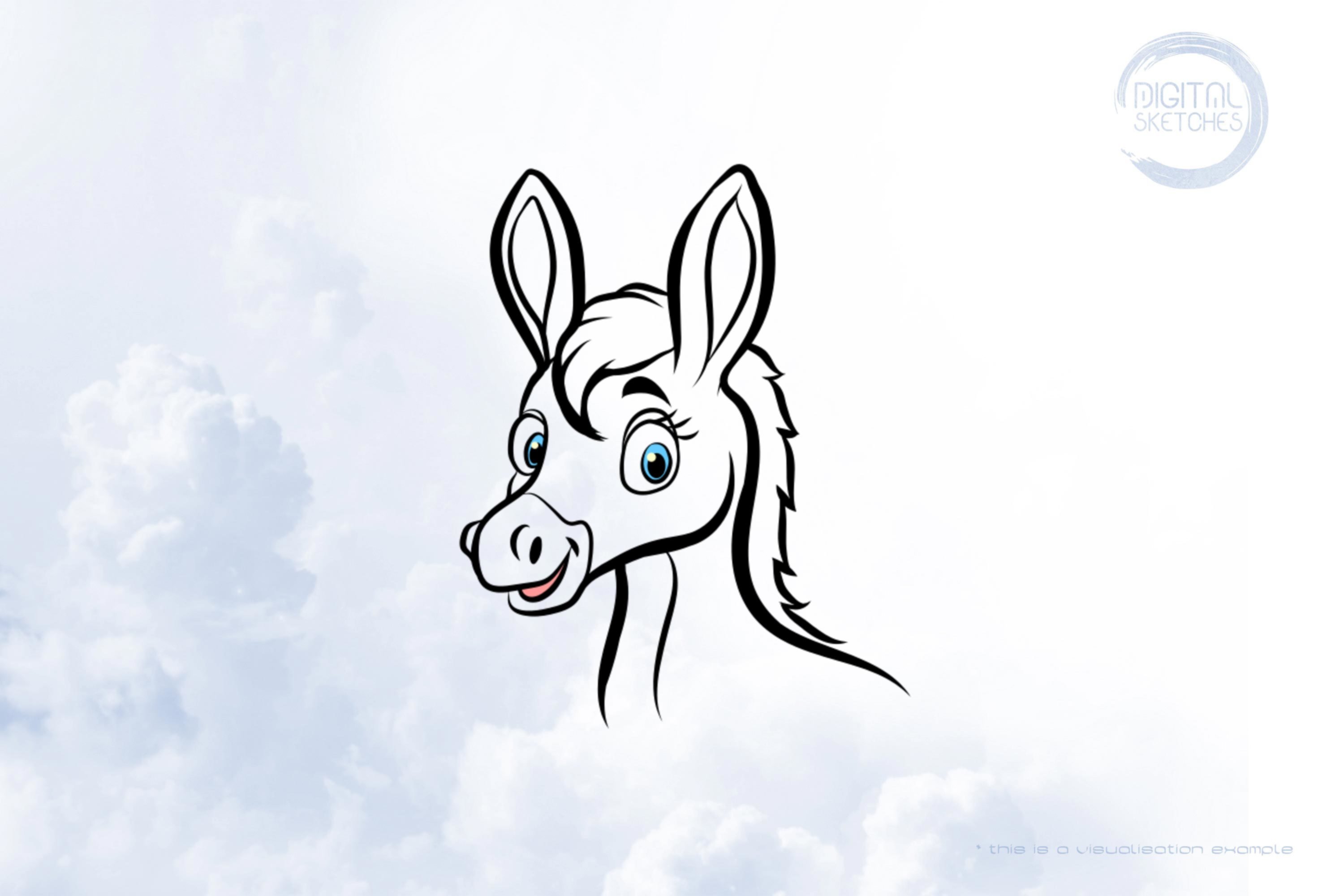 Donkey Head Sketch