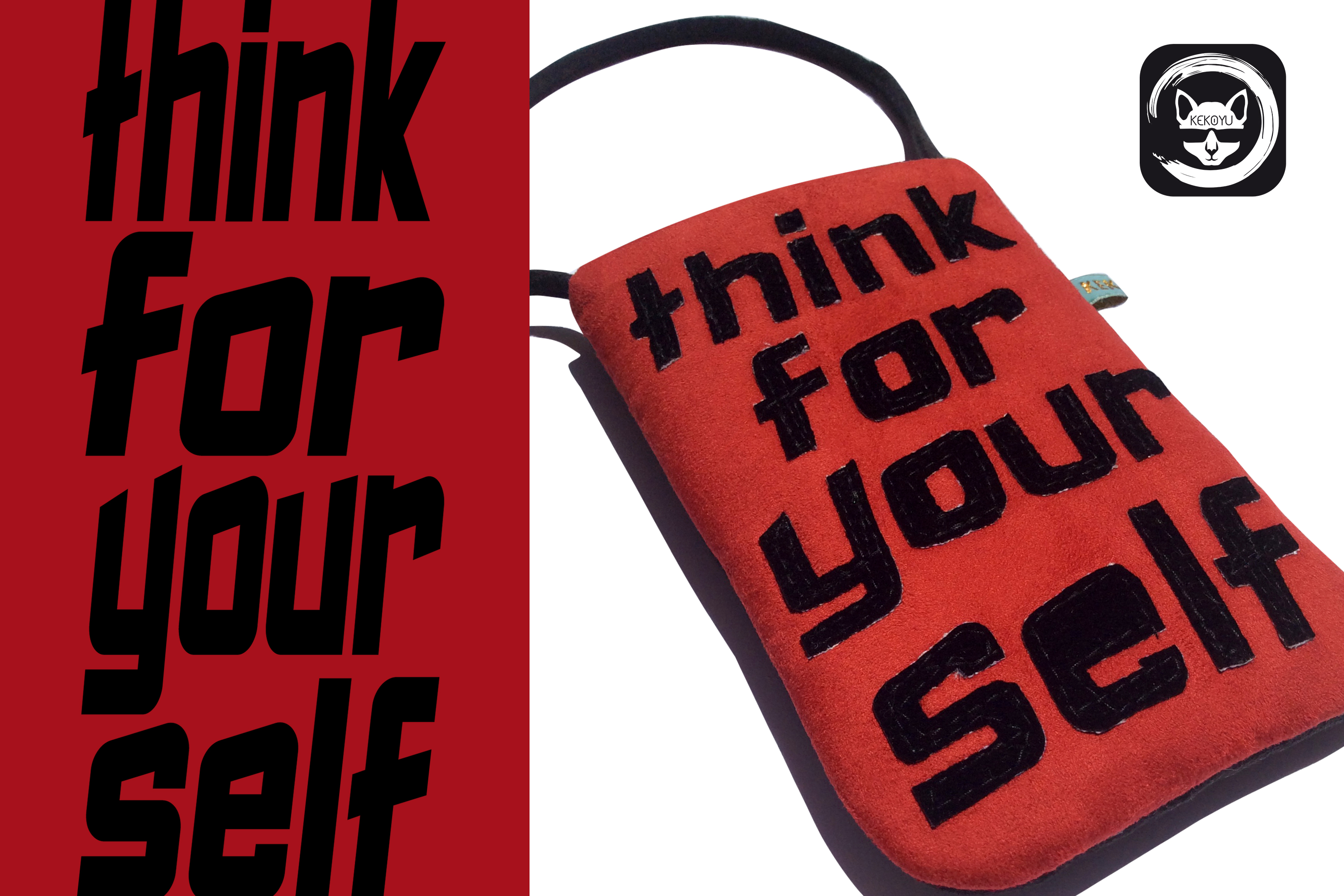 think for yourself crossbody bag