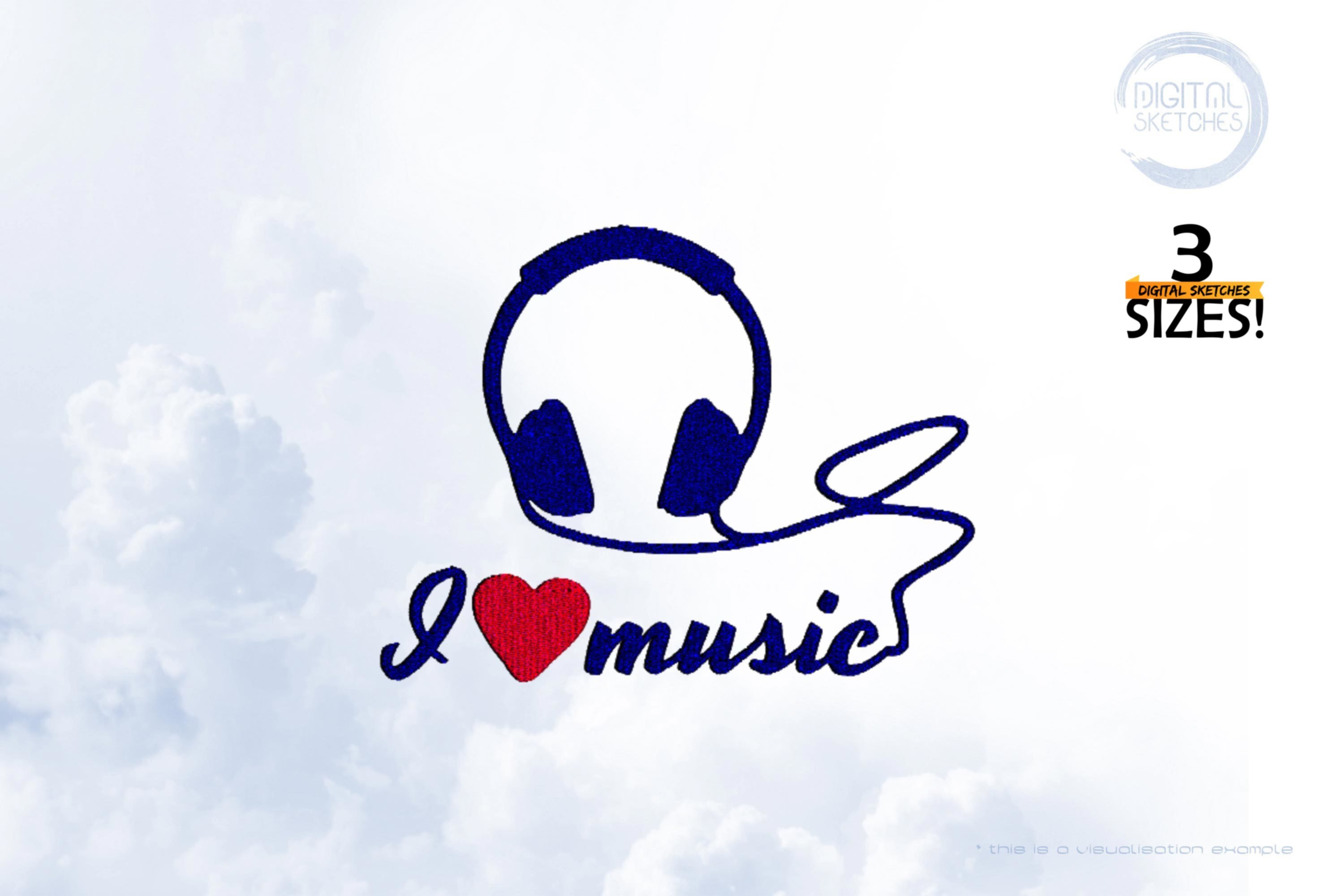 Headphones Music Love