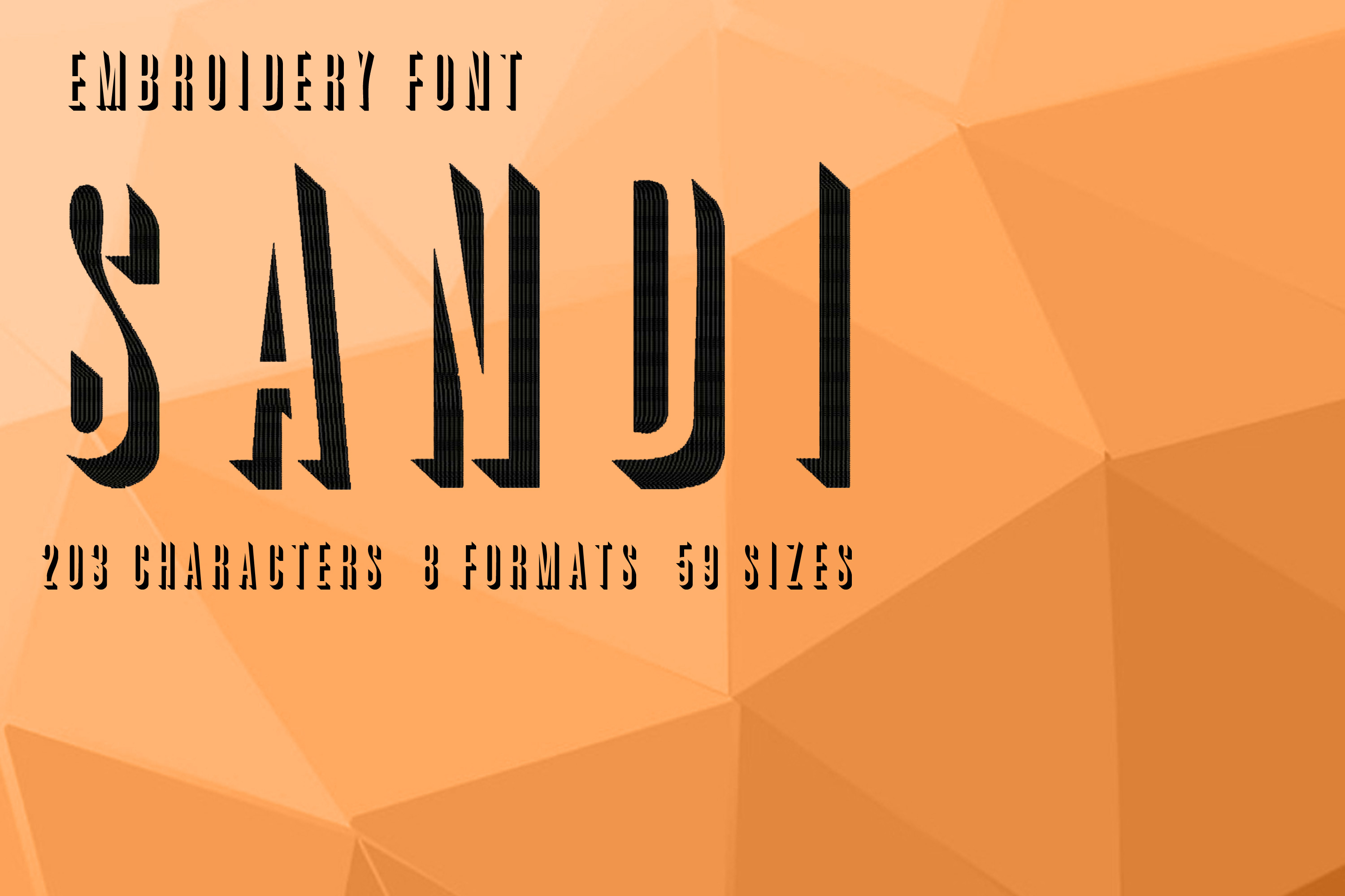 Sandi Shadowed Letters Font 