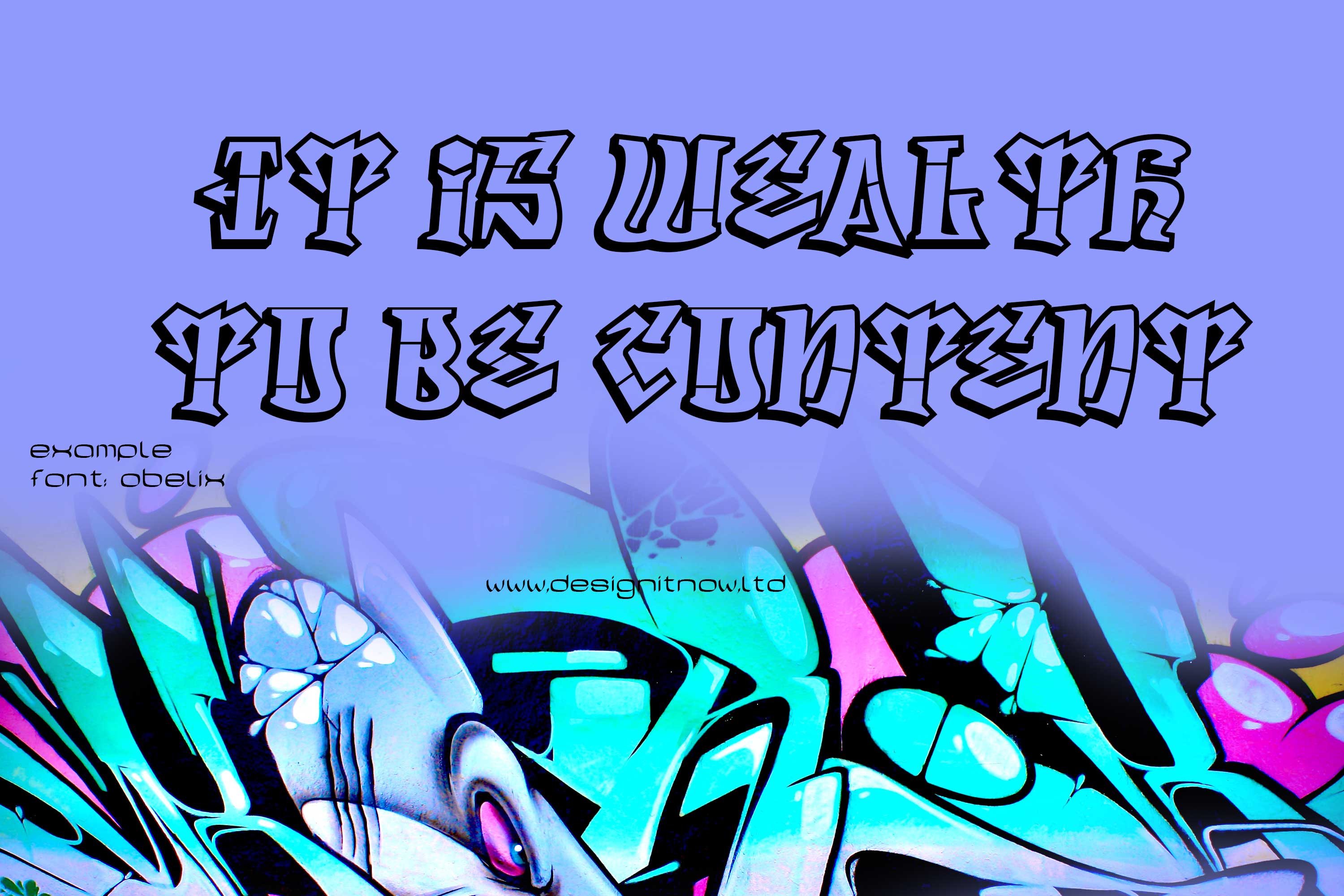 Obelix Graffiti Alphabet
