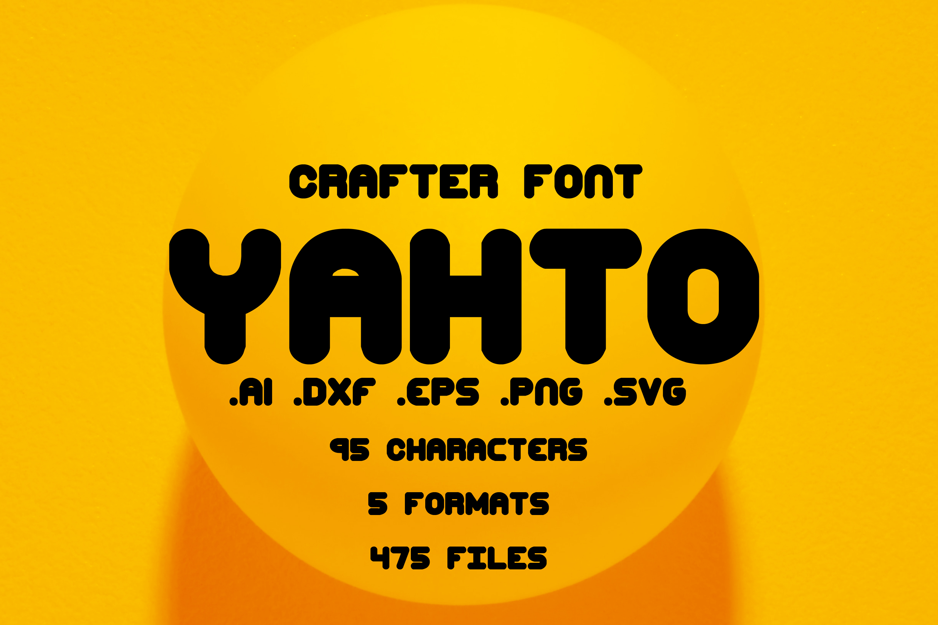 Yahto Rounded Letters Style