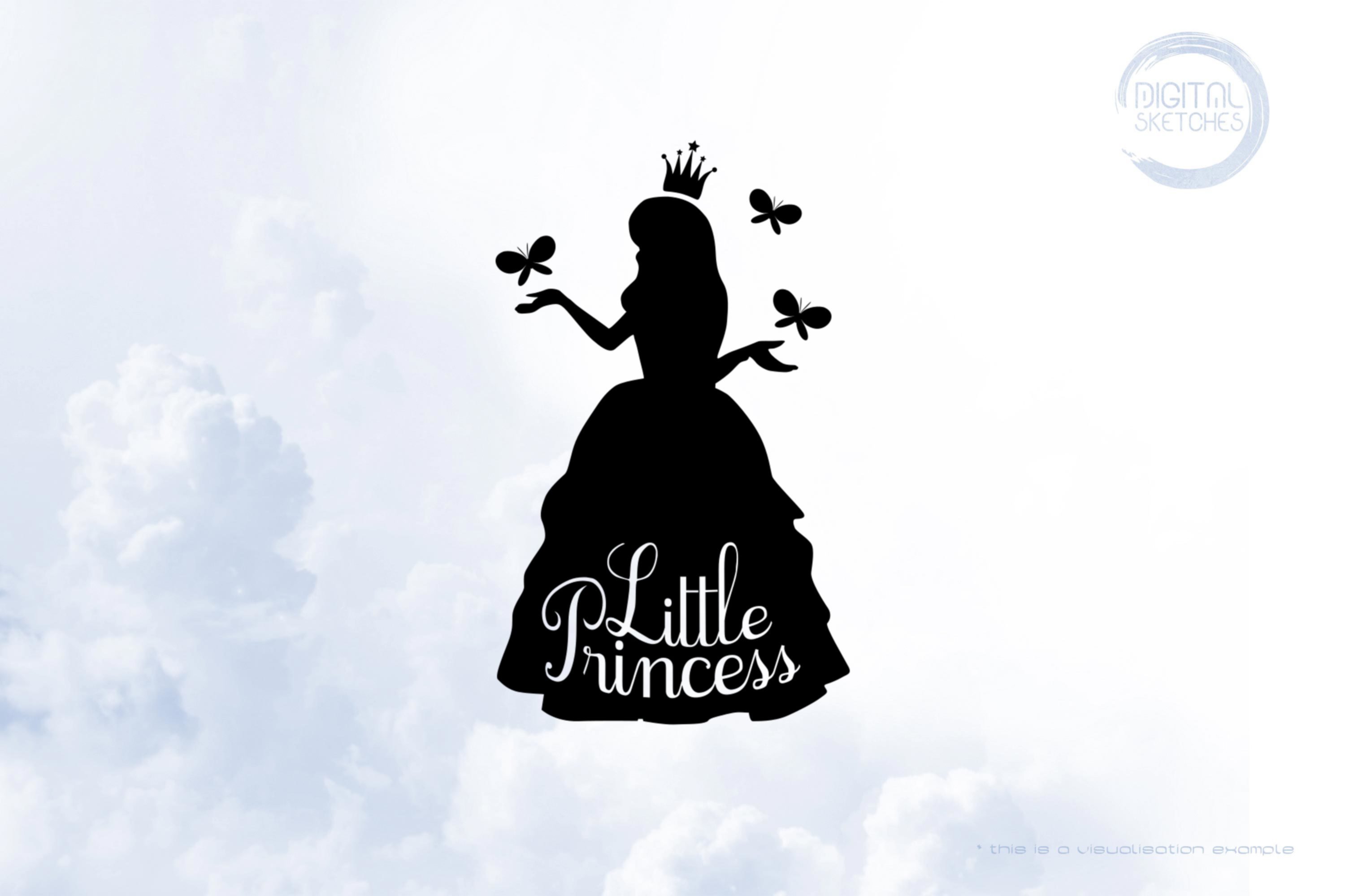 Little Princess With Butterflies