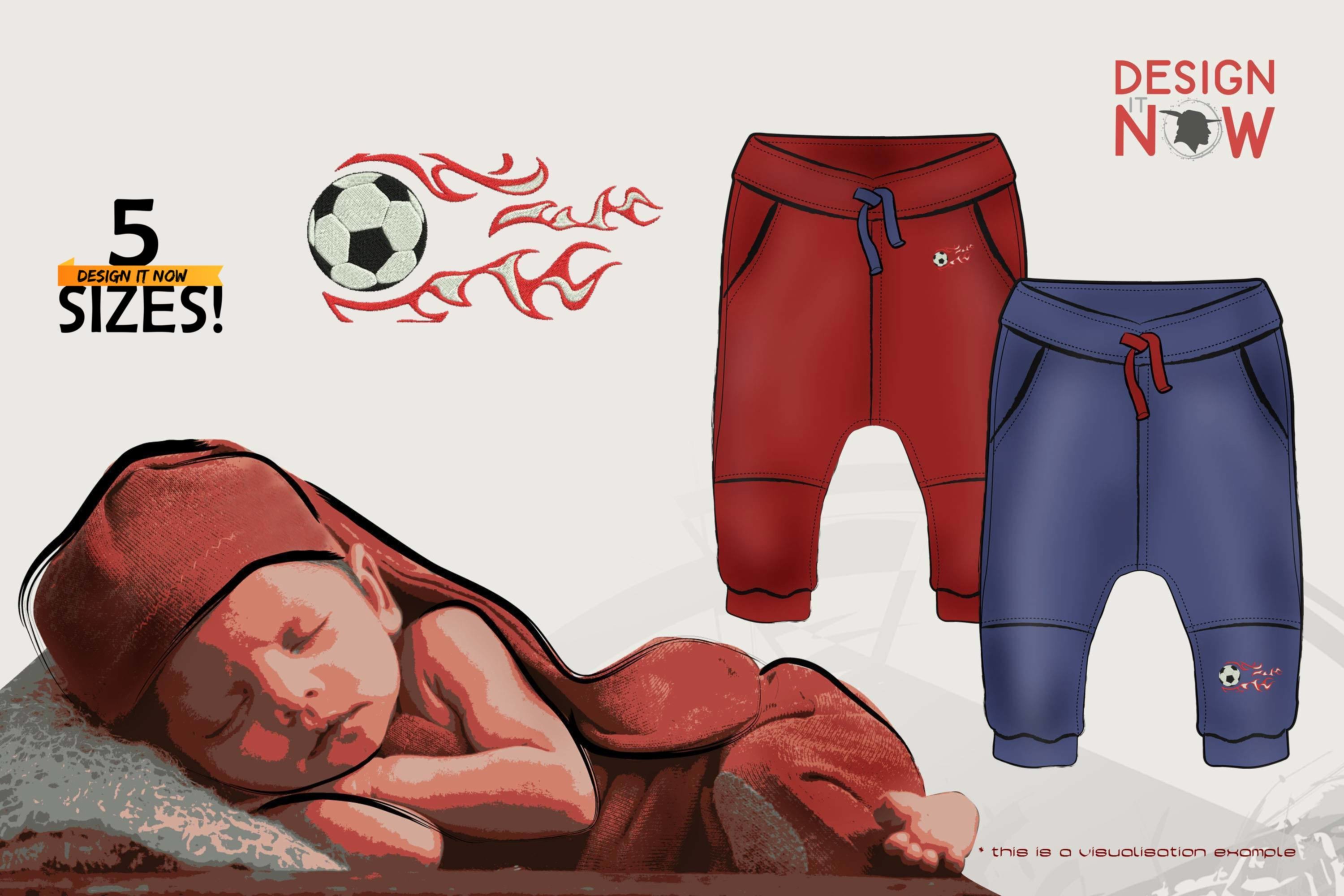Soccer Ball Fire Flames
