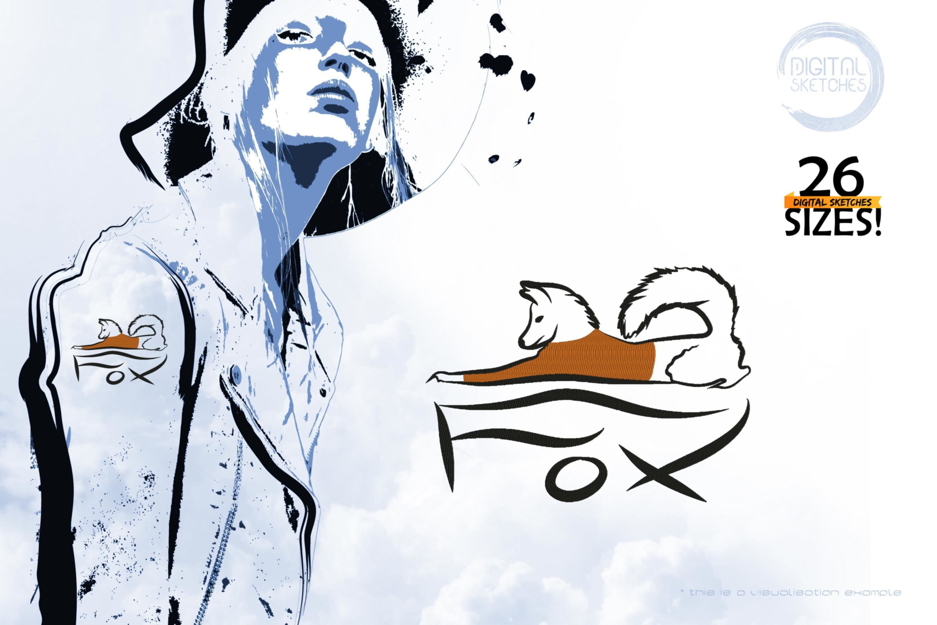 Fox Saying Sketch Art