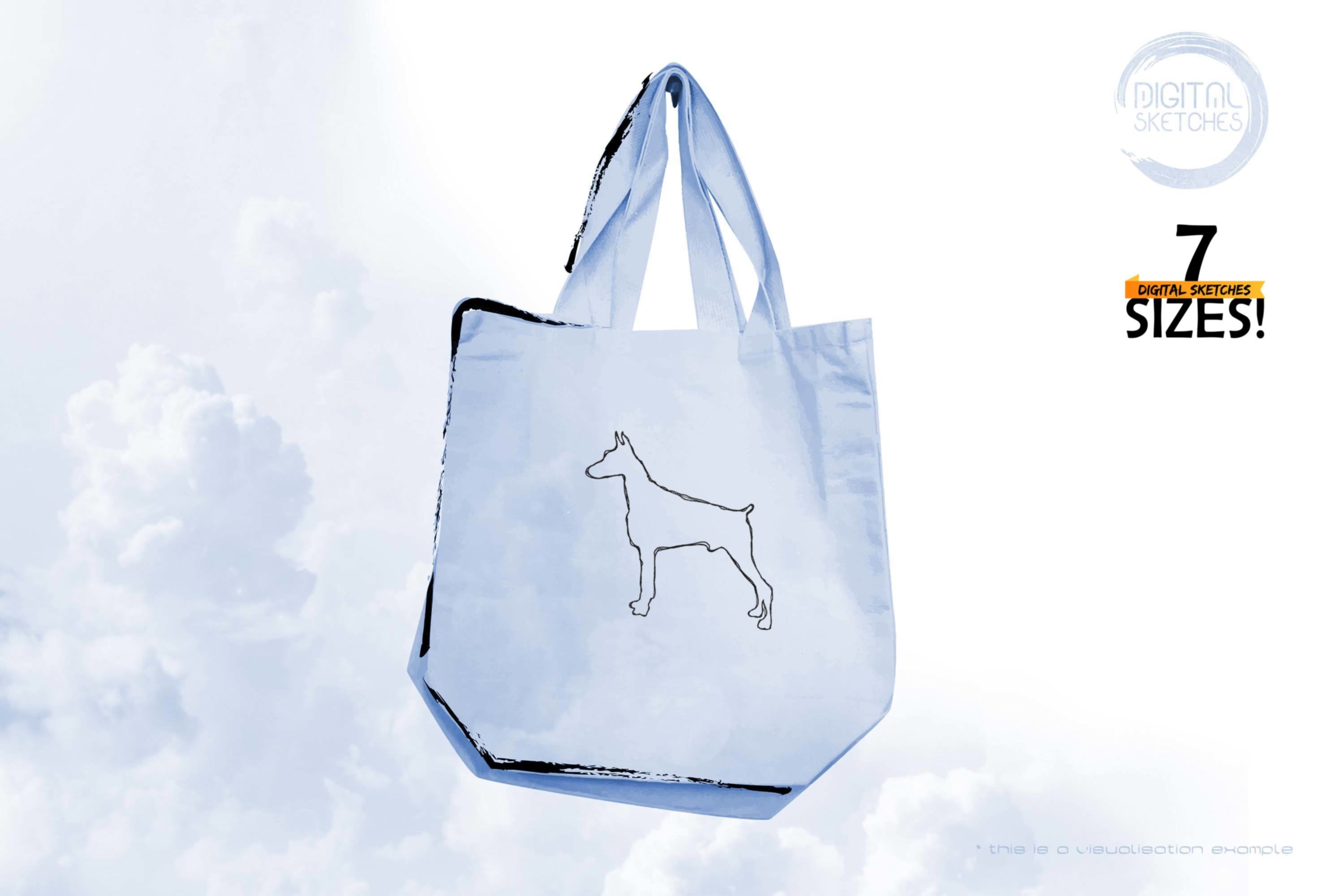 Dog Doodle Raggy Applique Design