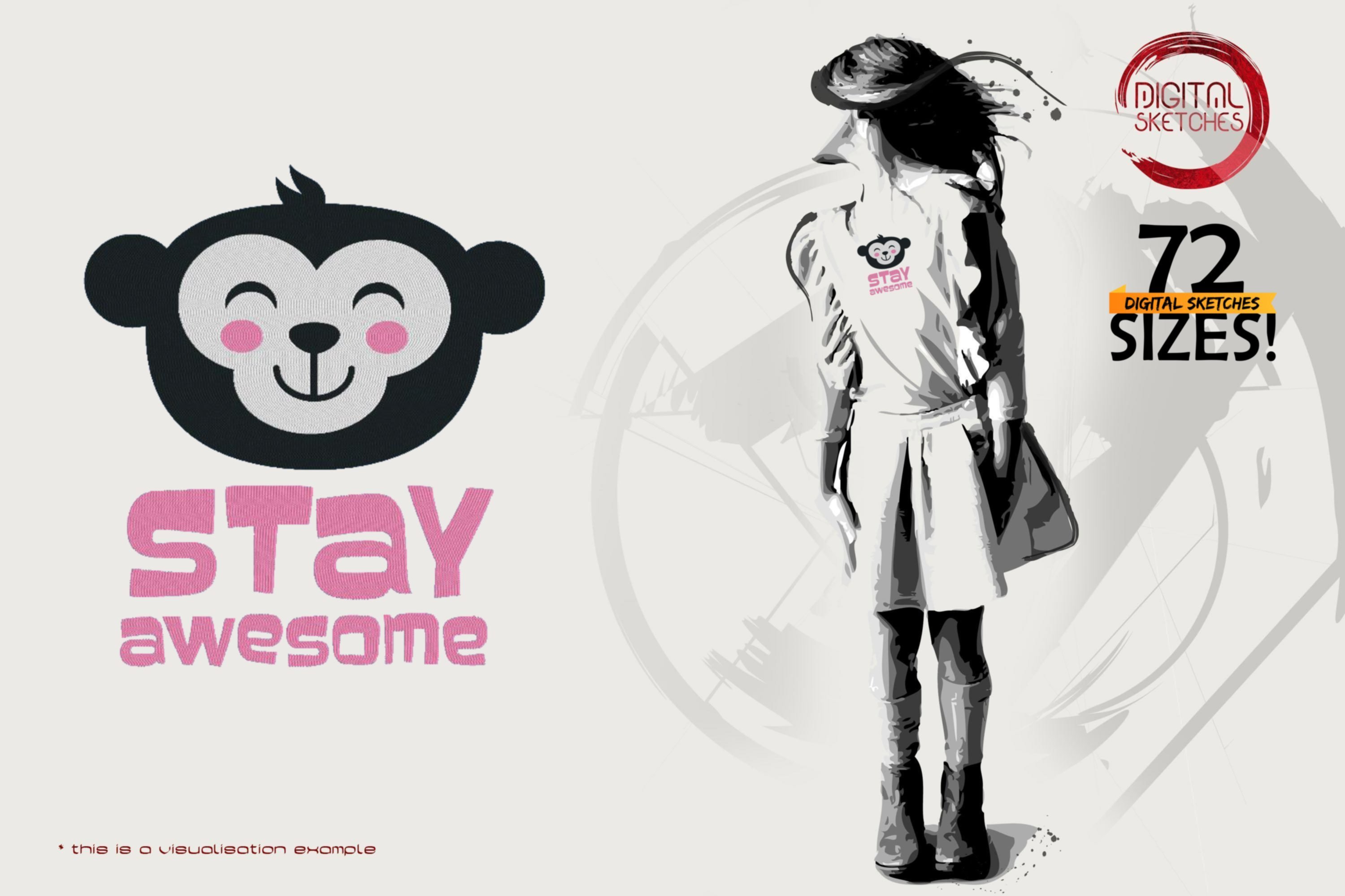 Stay Awesome Monkey