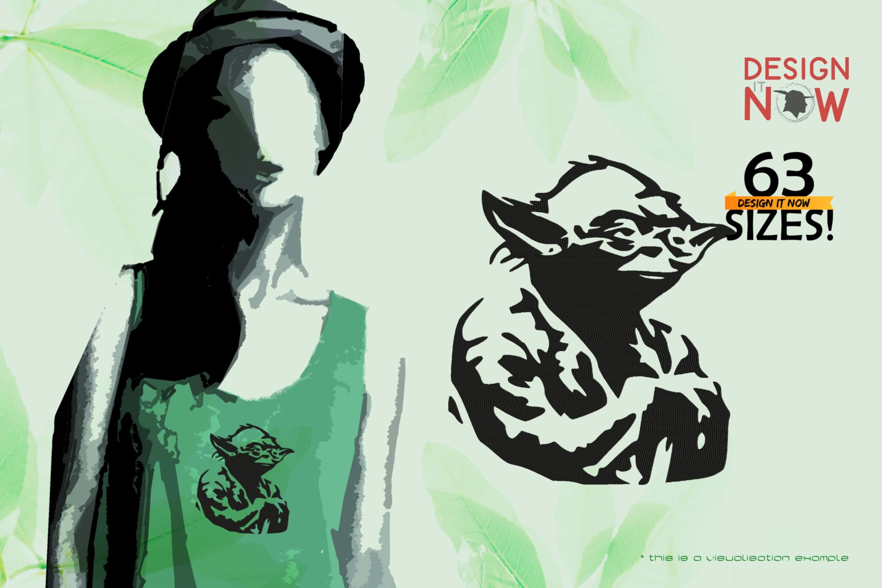  Tribute To Fictional Character Minch Yoda aka Yoda (Side View)