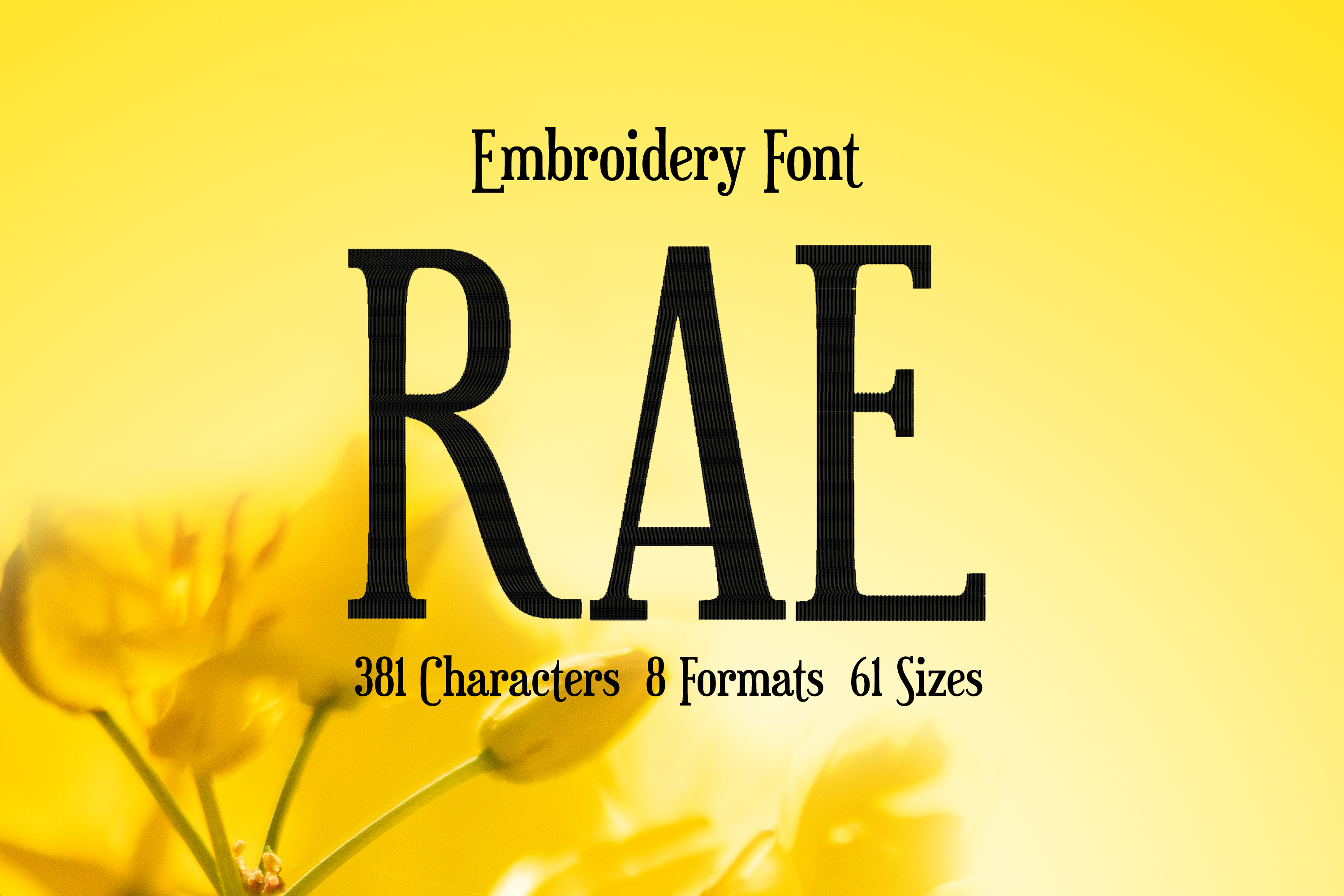 Rae Thin Serif Letters Font