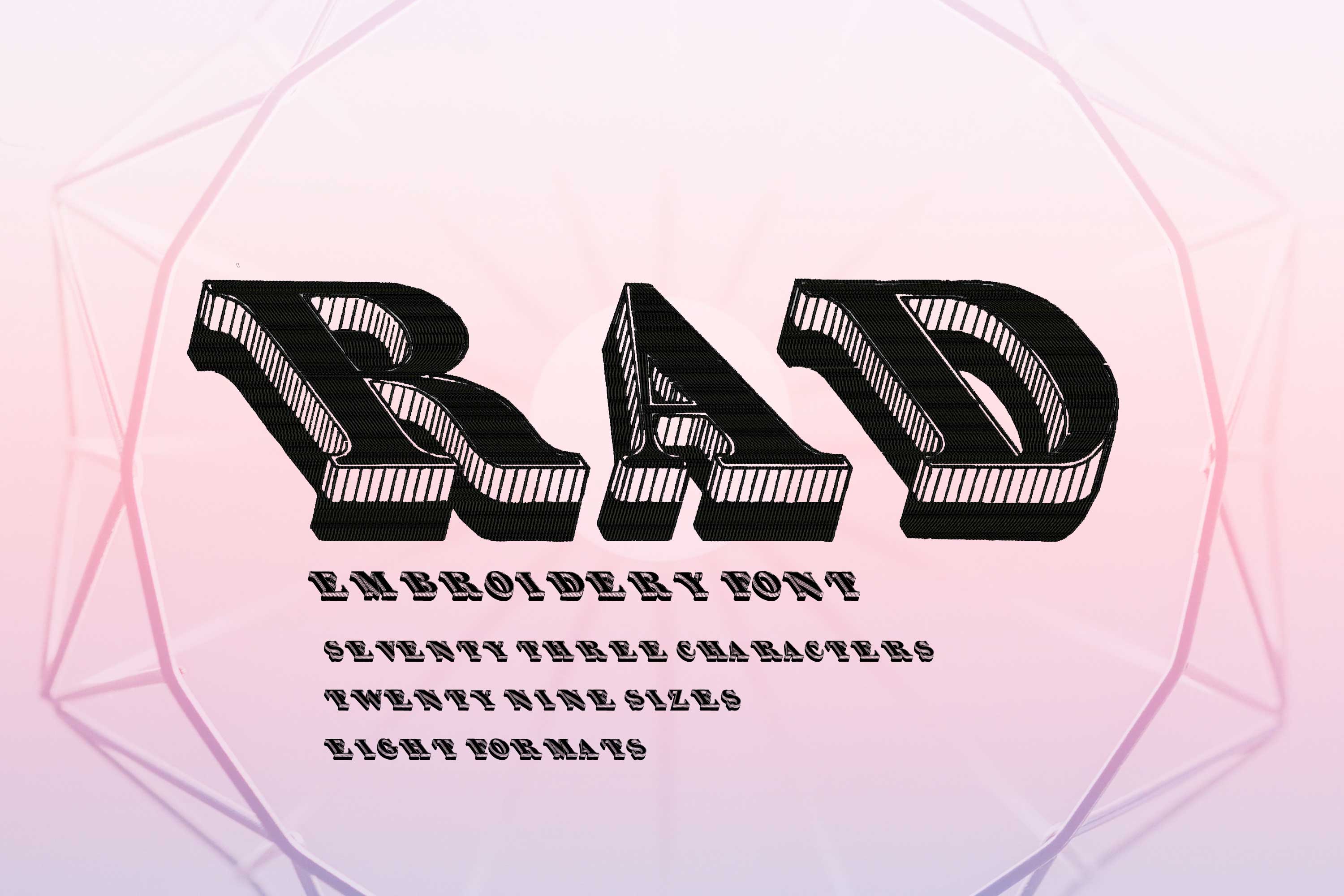 Rad 3D Letters Font