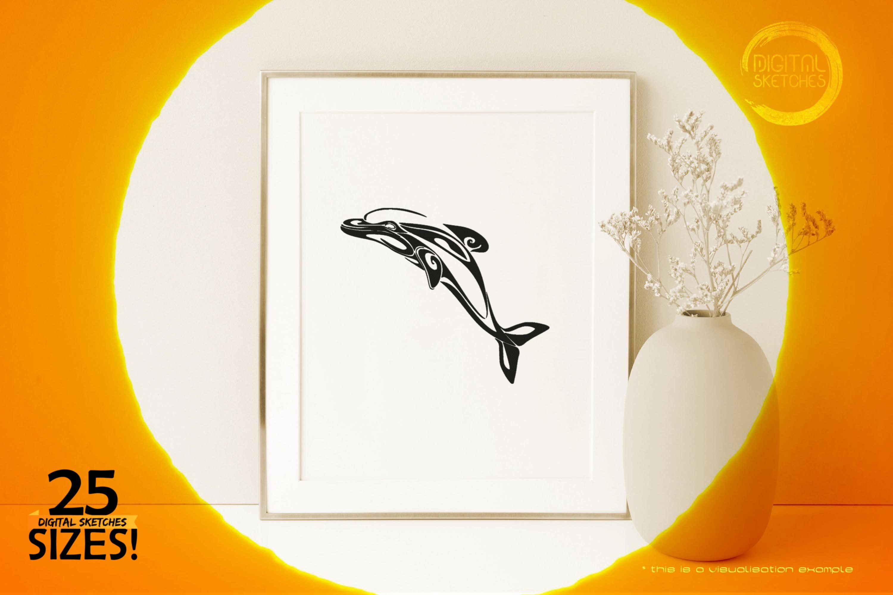 Dolphin Ornament IV