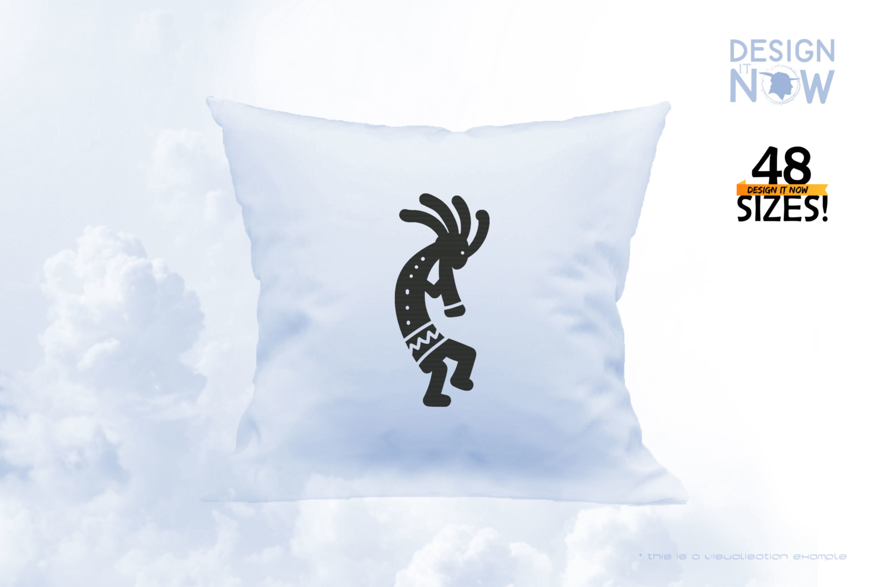 Kokopelli Flute Player Symbol III