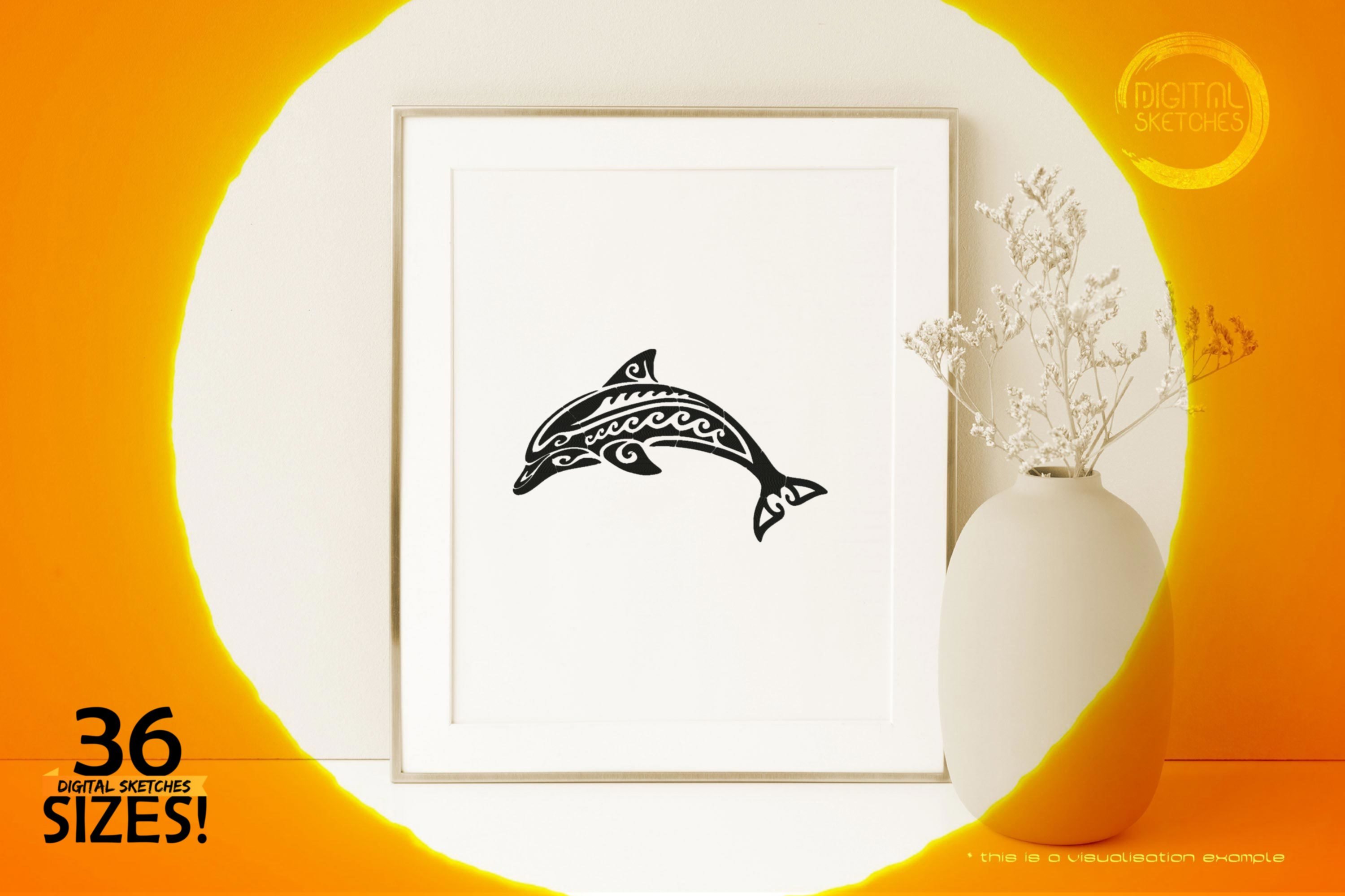 Dolphin Ornament II